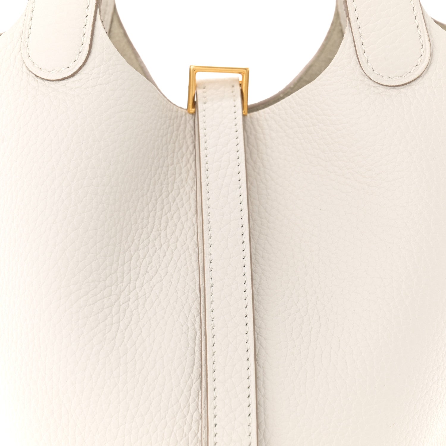 Hermes Taurillon Clemence Picotin Lock 18 PM Gris Pale 8 of 11