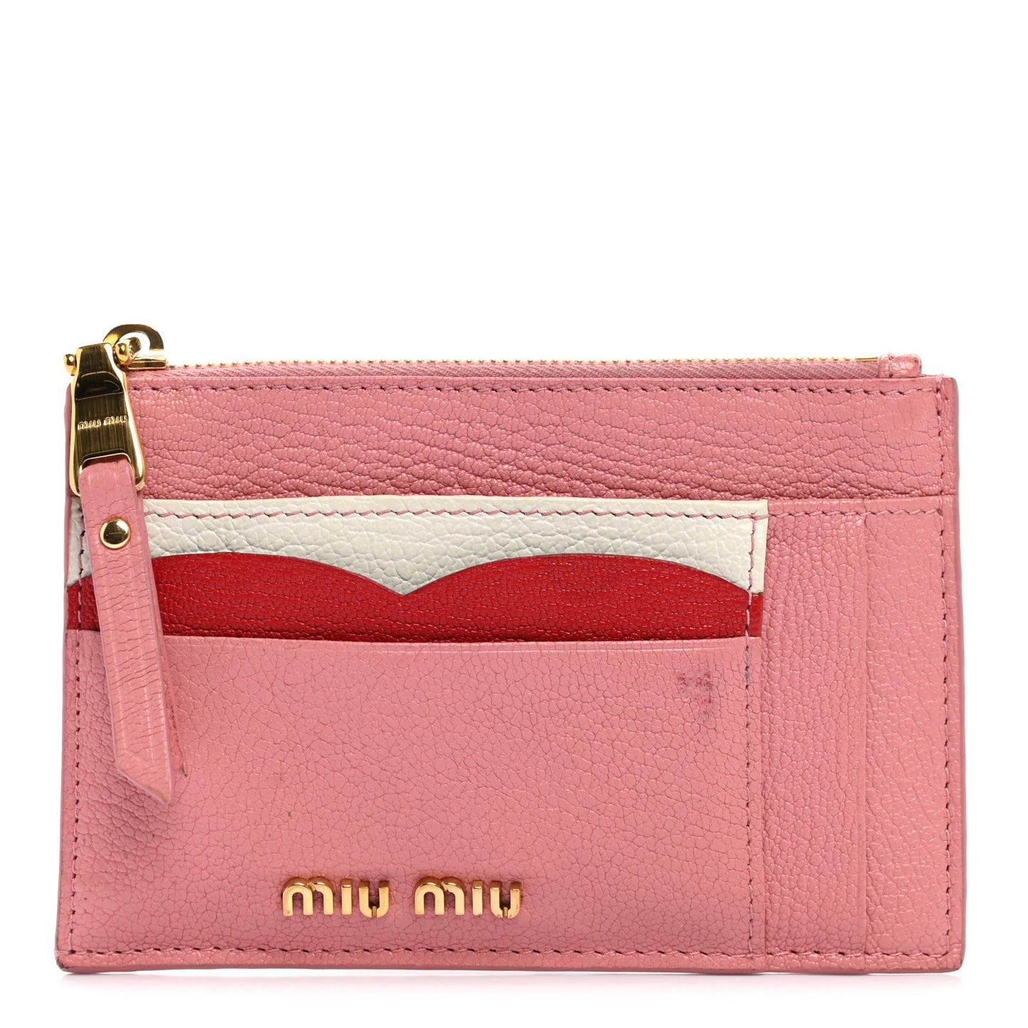 Madras Colour Zip Card Case Orchidea Rosa