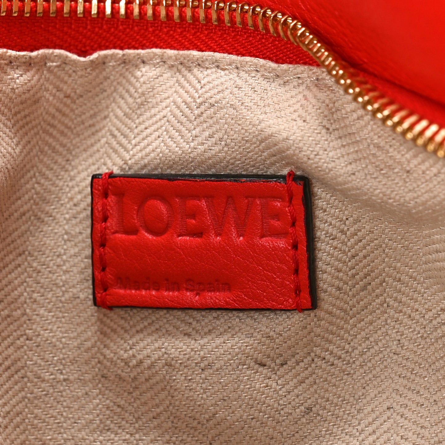 Calfskin Medium Puzzle Bag Scarlet