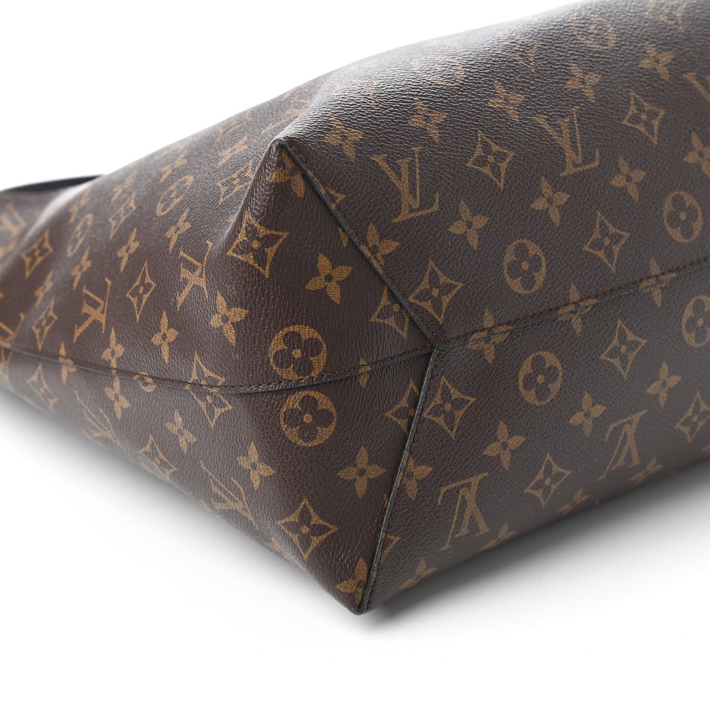Monogram Flower Hobo Black
