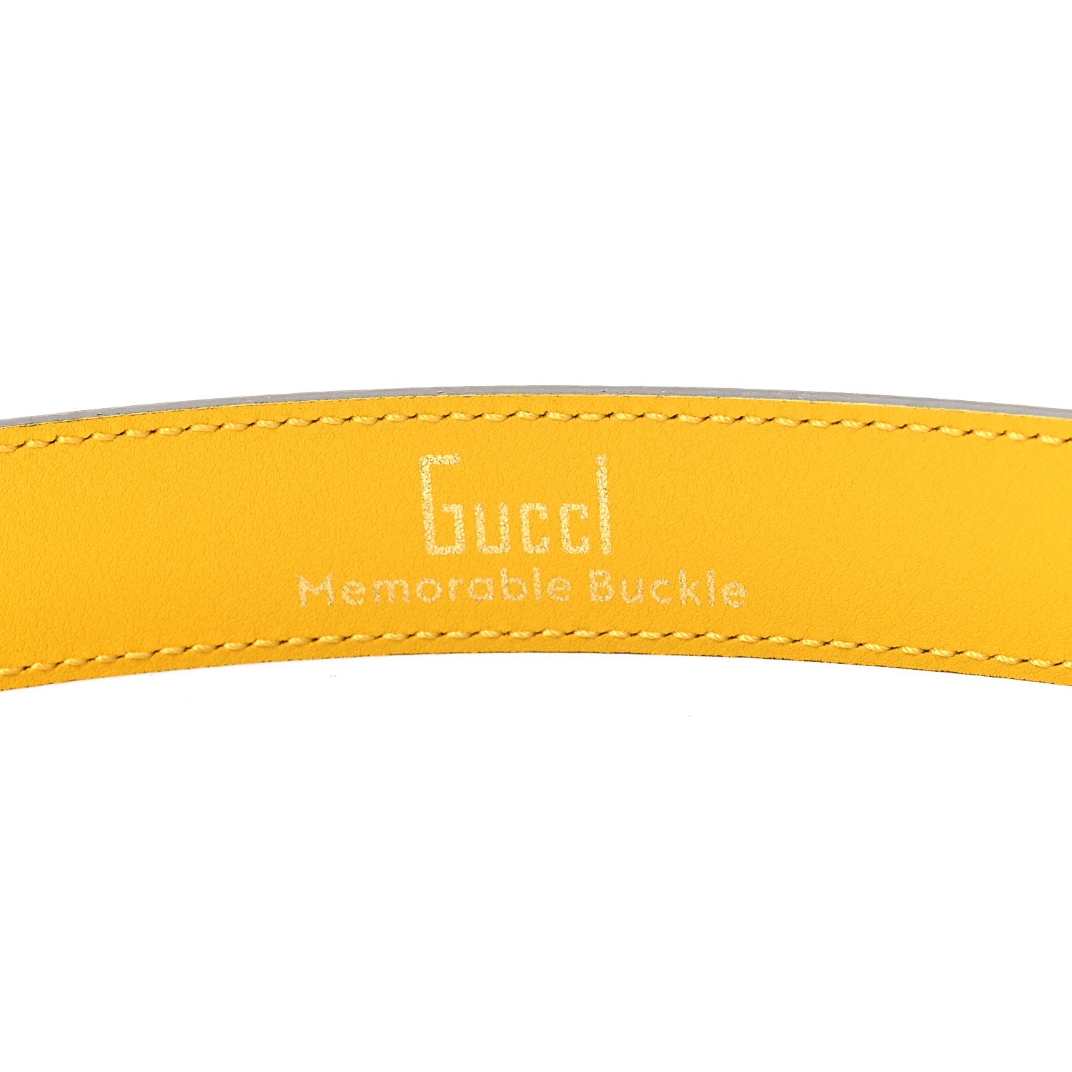 Gucci GG Supreme Monogram Moon Calfskin Memorable Interlocking G 37mm Belt 85 34 Beige Ebony Stone Topaz 6 of 6