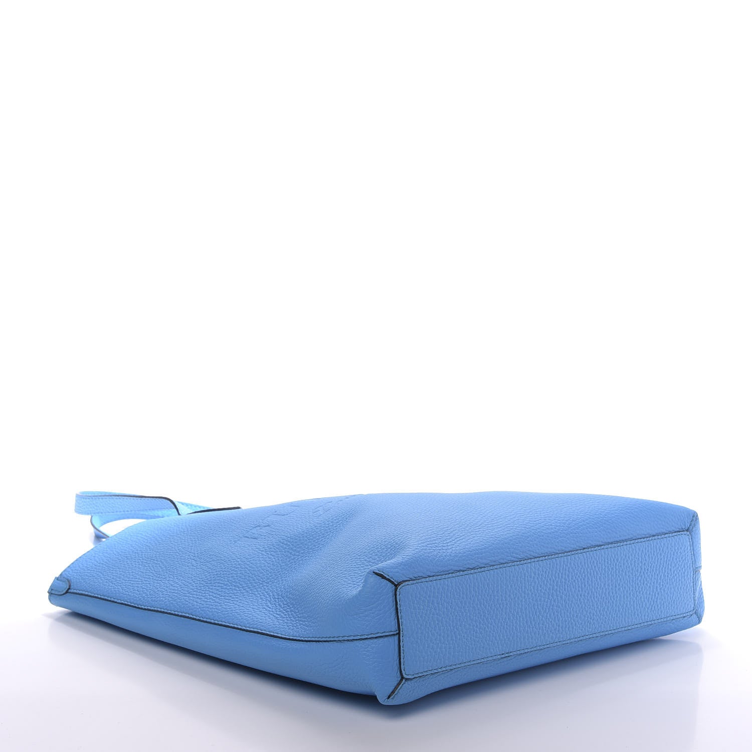 Burberry Grainy Calfskin Remington Tote Neon Blue 4 of 10