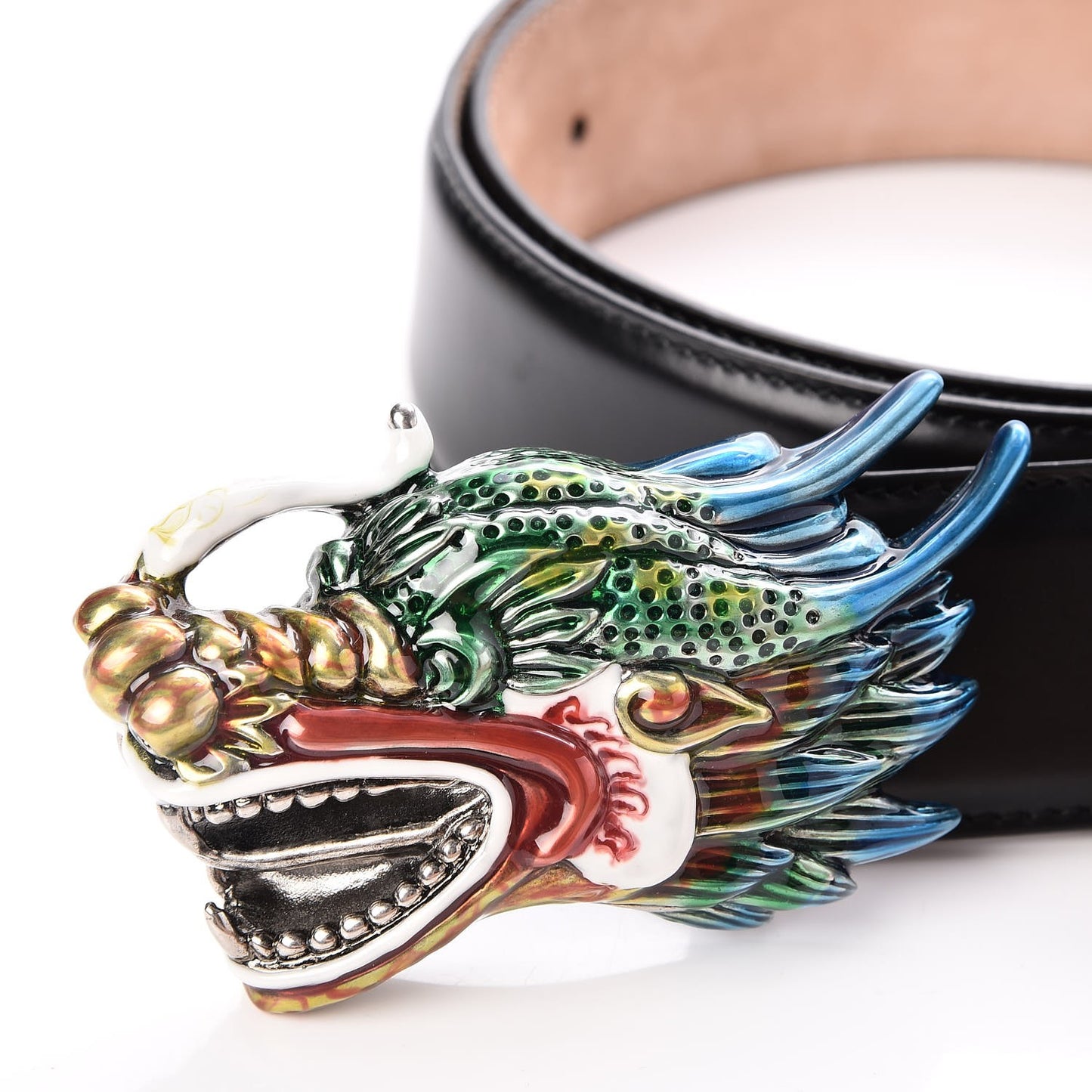 Calfskin Dragon Belt 95 38 Black