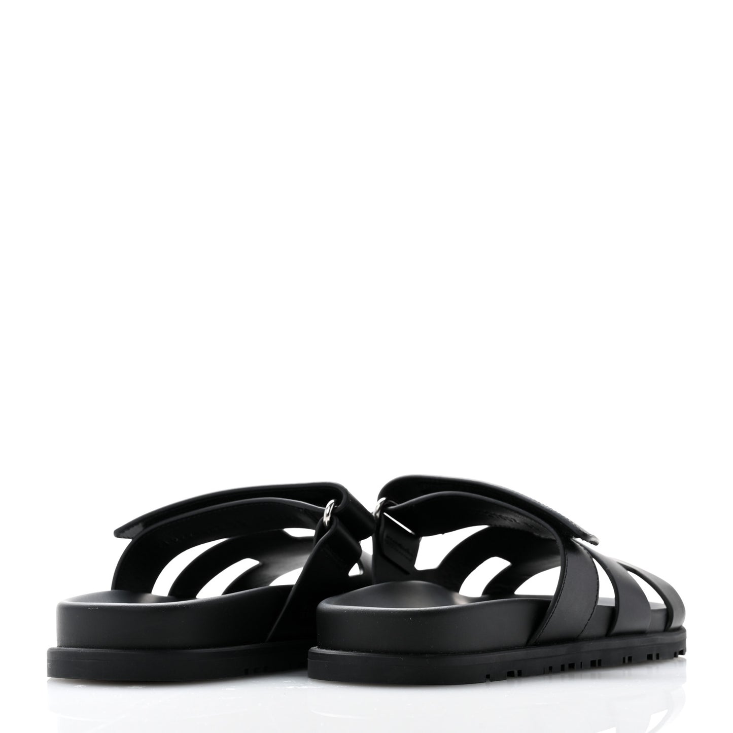 Calfskin Womens Chypre Sandals 35 Black