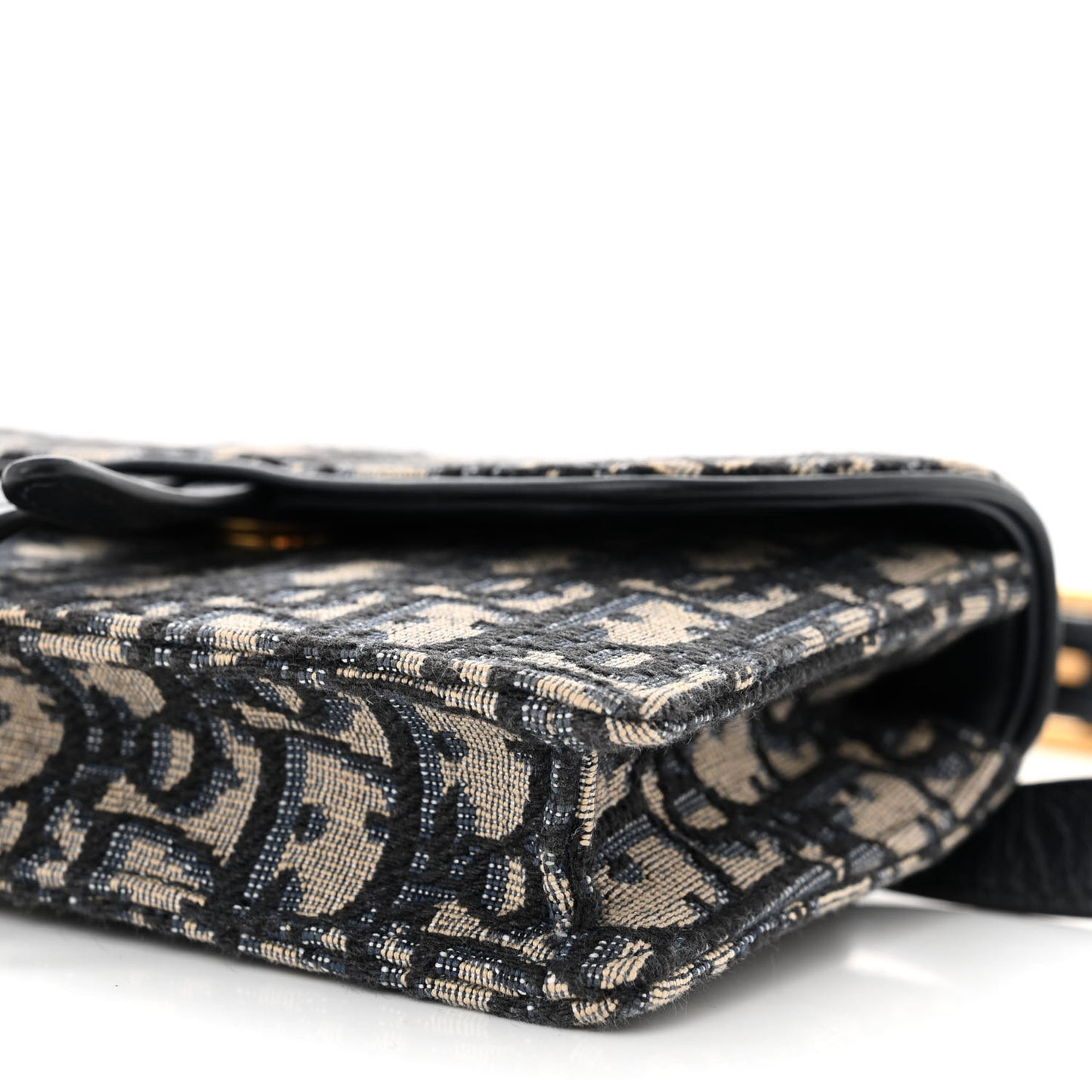Oblique Saddle Belt Bag Blue