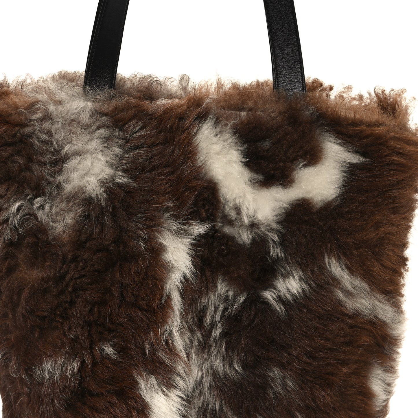 Shearling Tote Fondant