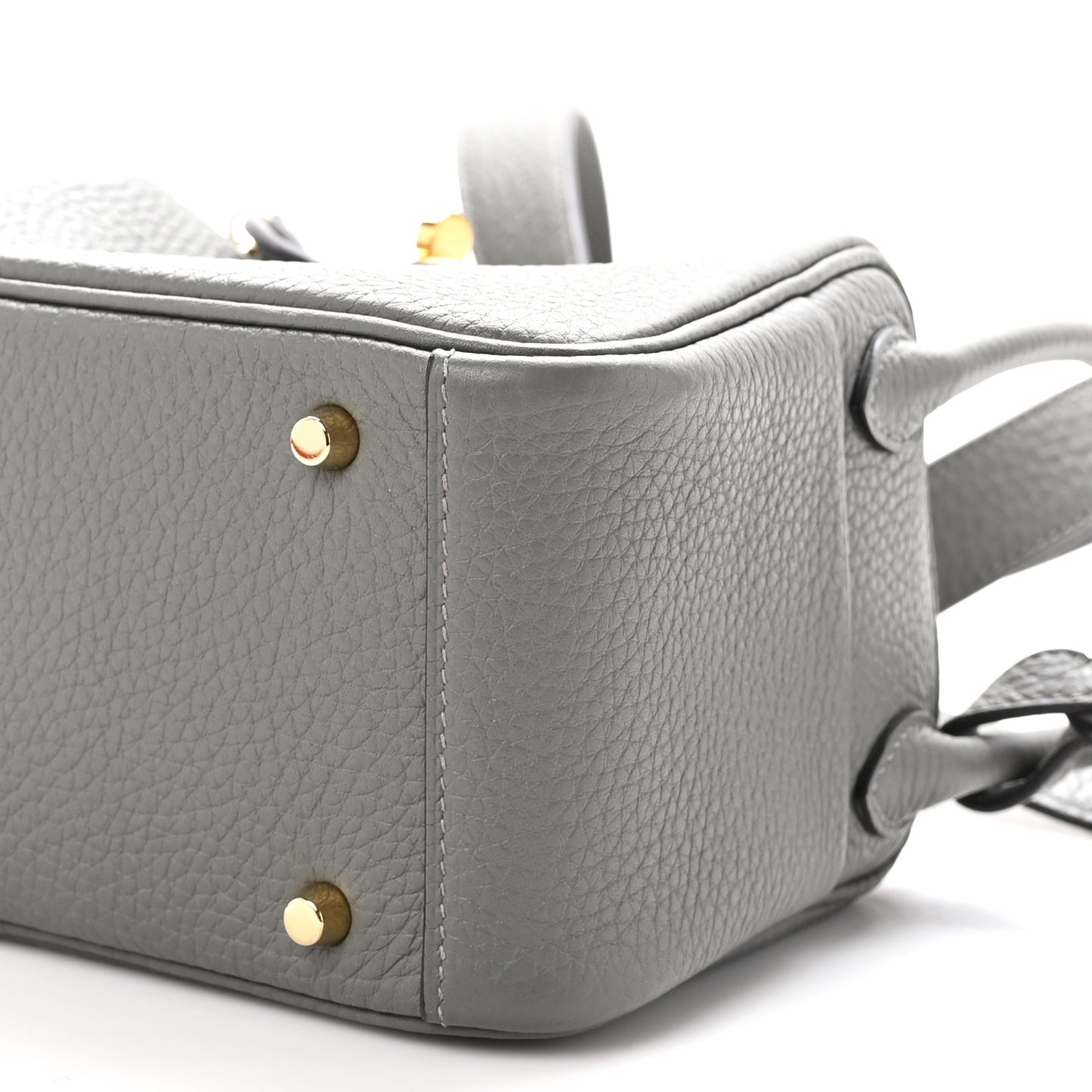 Taurillon Clemence Mini Lindy 20 Gris Meyer