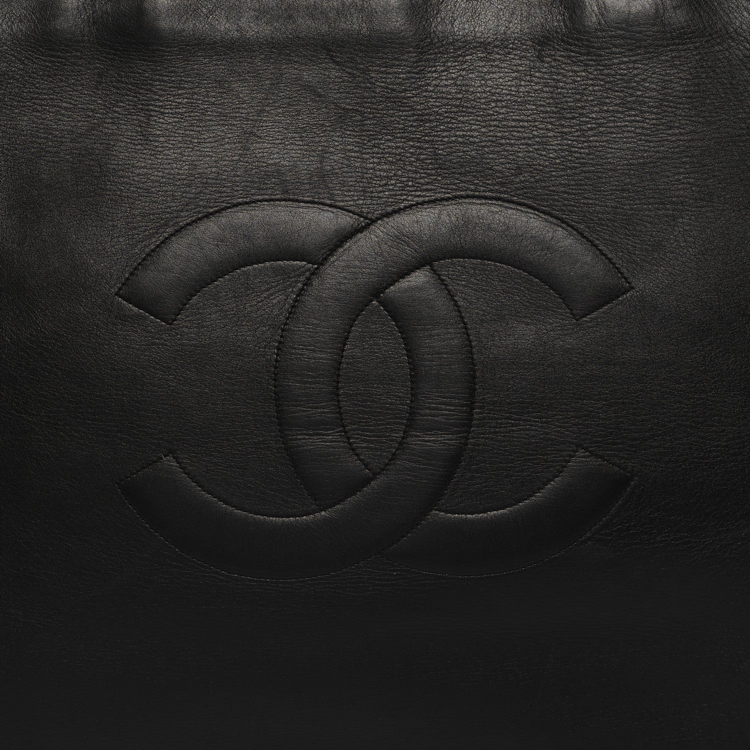 Chanel Lambskin CC Tote Black 7 of 12