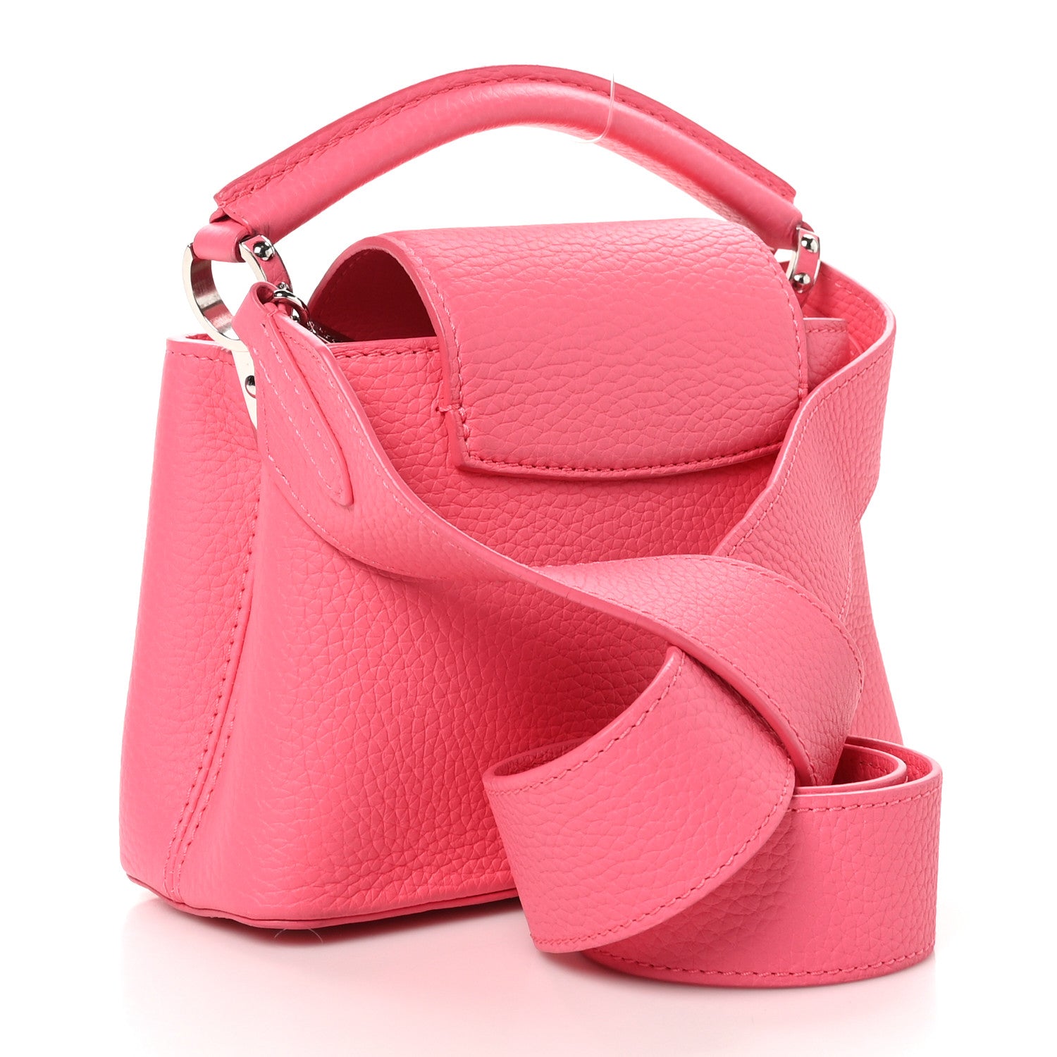 Louis Vuitton Taurillon Capucines Mini Pink 3 of 12