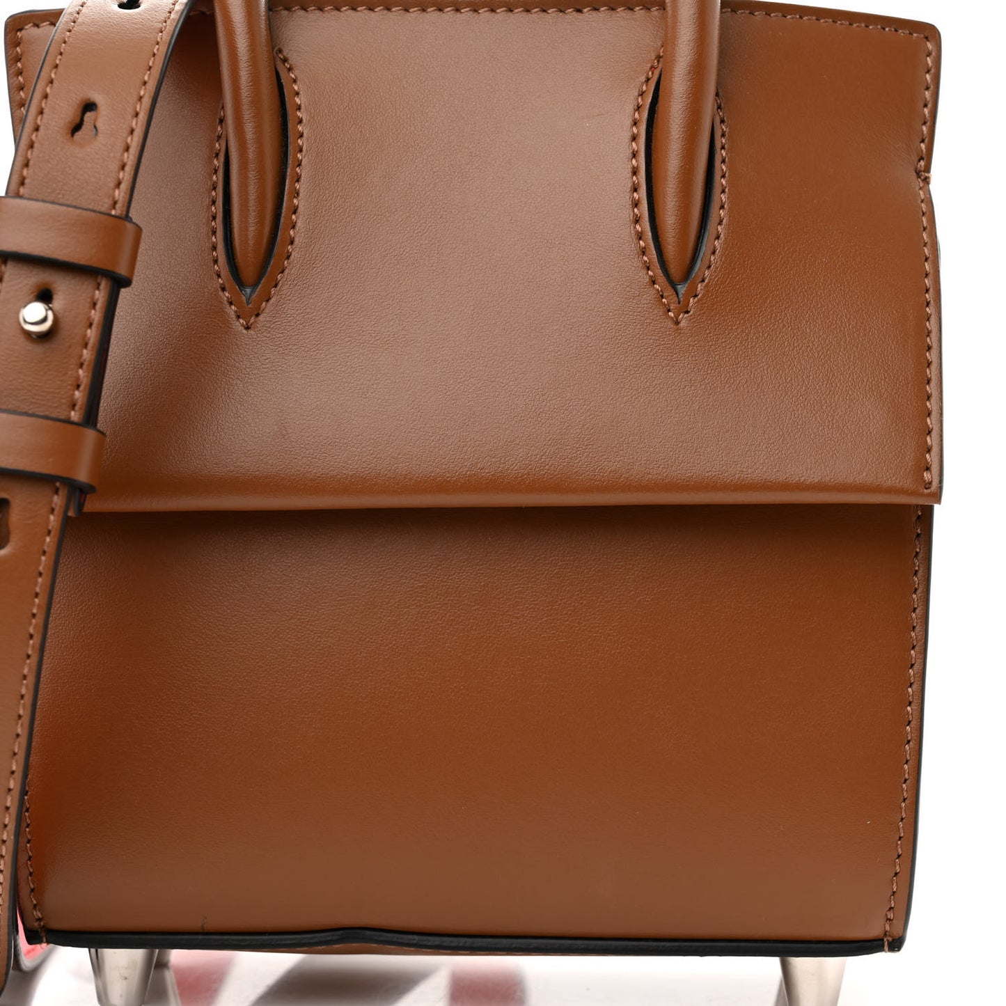 Calfskin Paloma Mini Empire Tote Cuoio