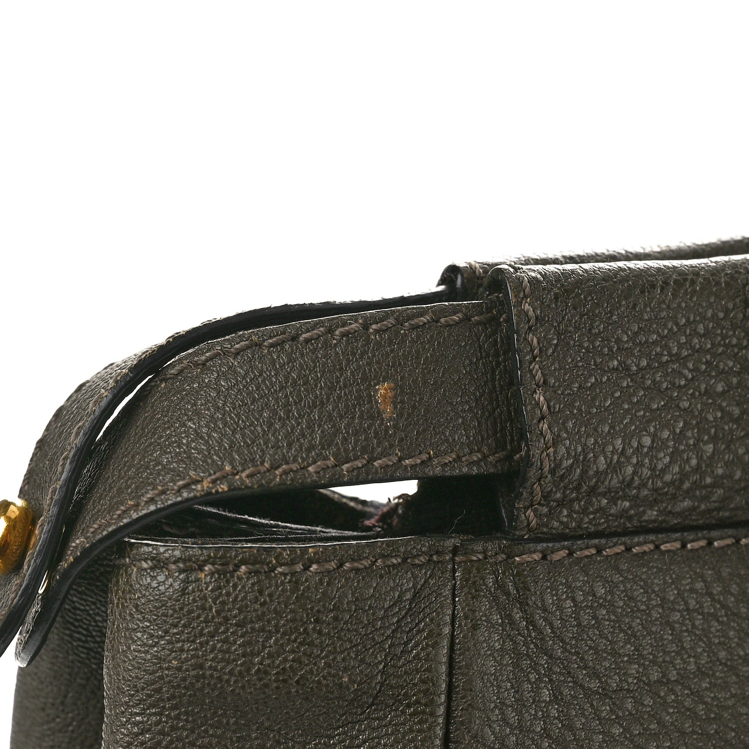 Fendi Goatskin Zucca Large Peekaboo Iconic Satchel Taupe Tobacco Moro 12 of 16