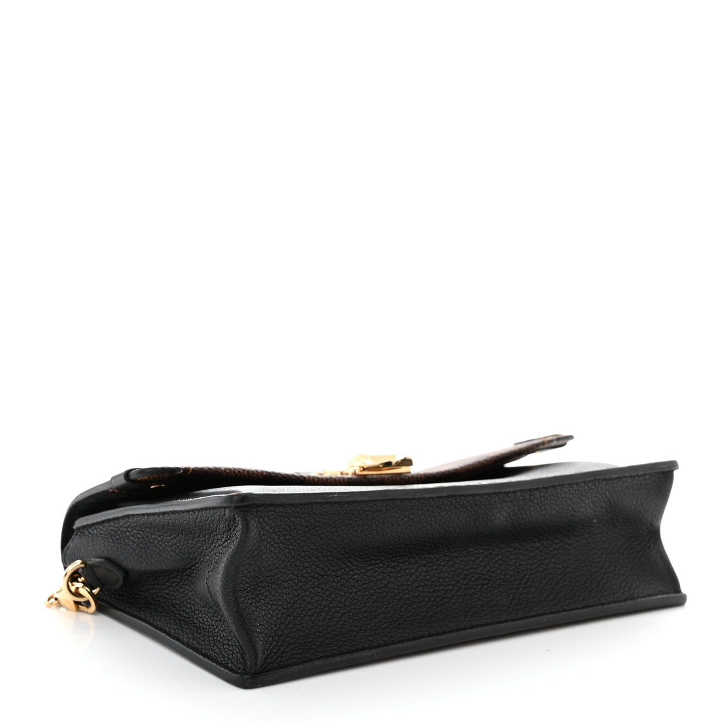 Damier Ebene Vavin Chain Wallet Black