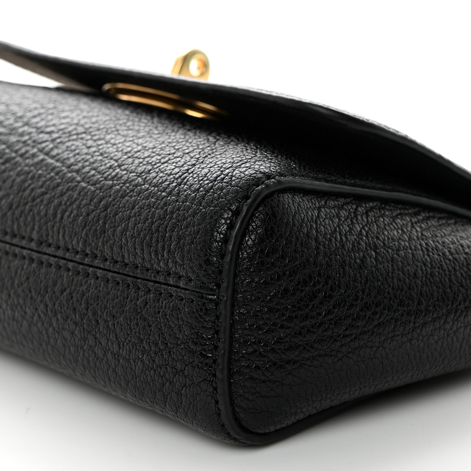 Mulberry Glossy Goatskin Mini Lily Flap Black 11 of 11