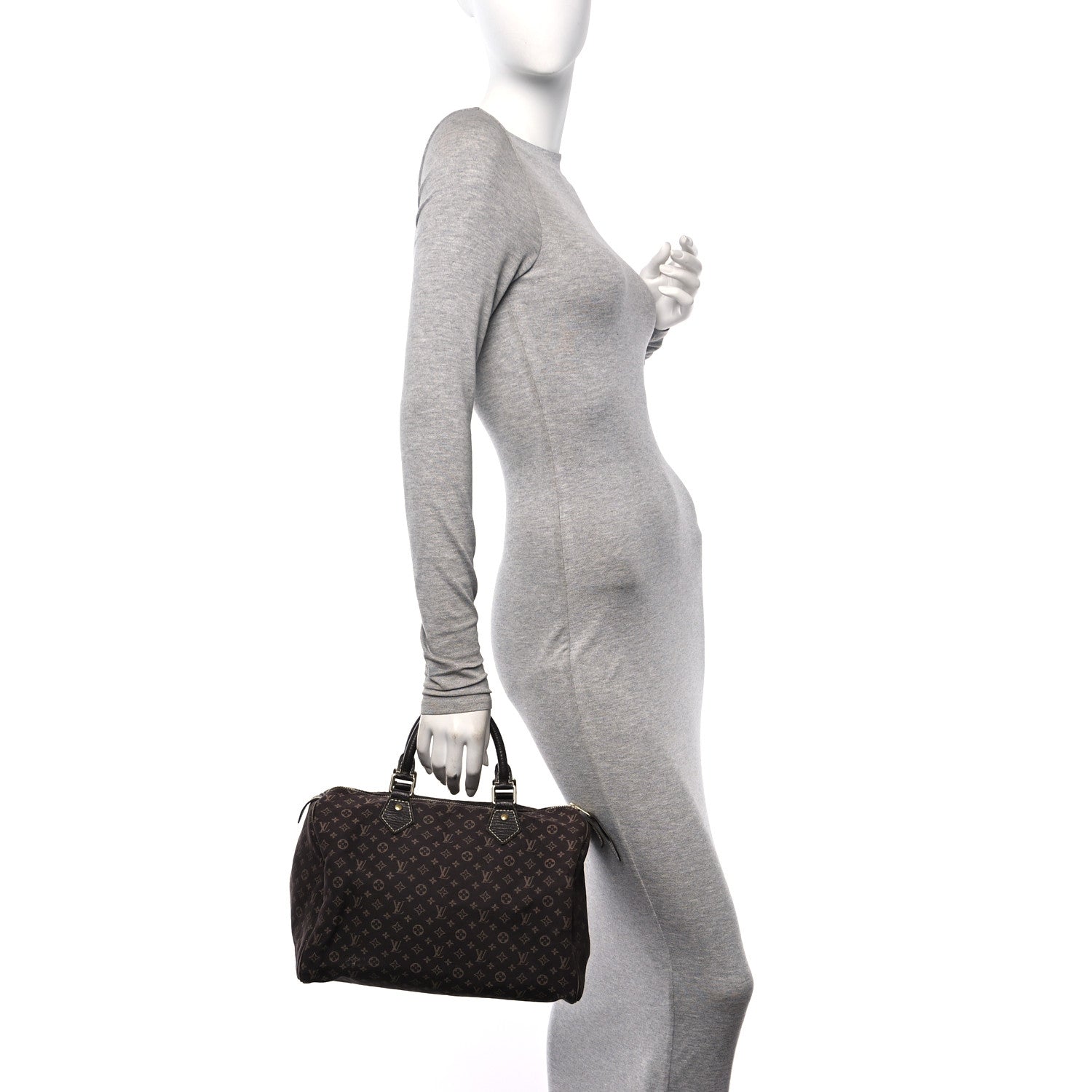 Louis Vuitton Mini Lin Speedy 30 Ebene 2 of 12
