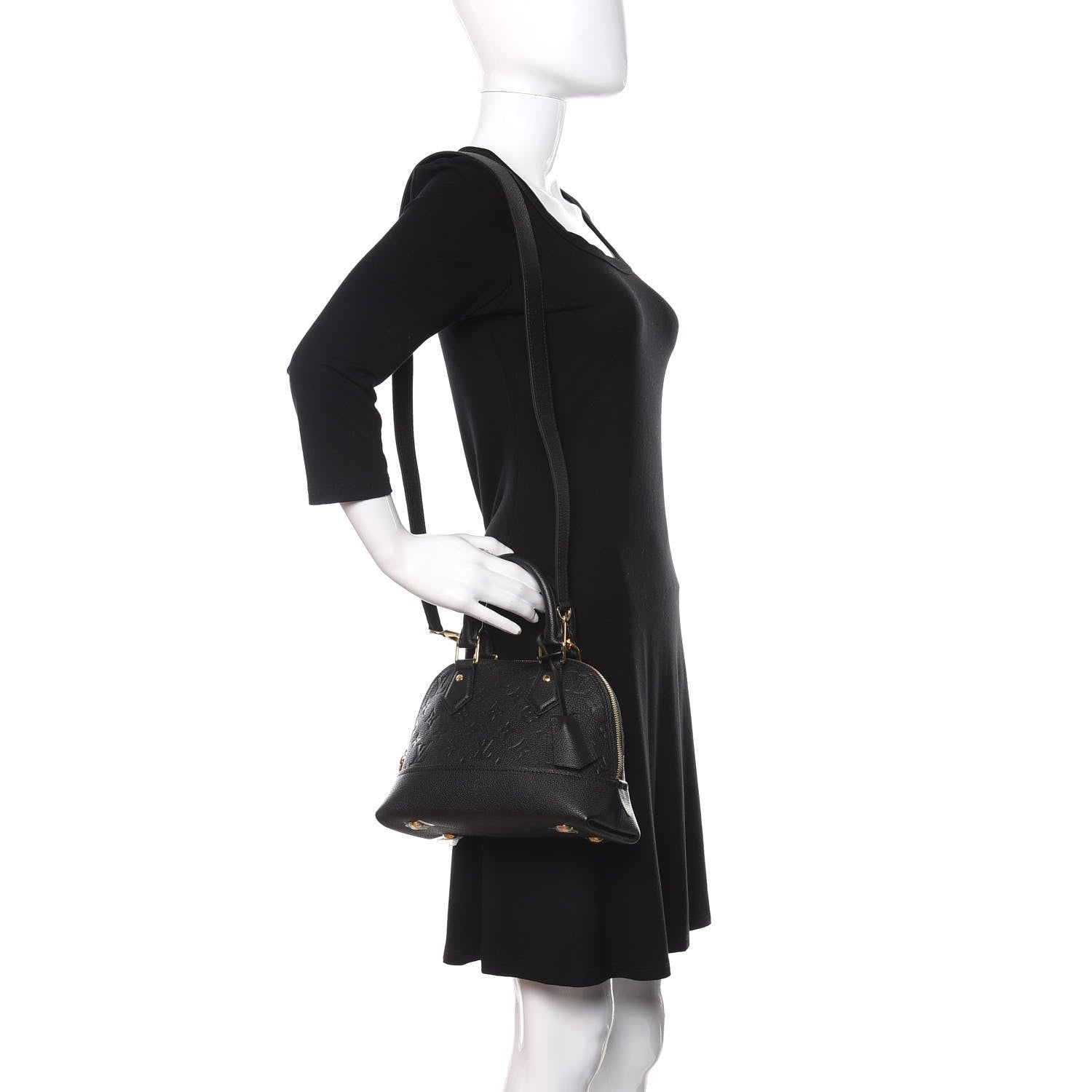 Louis Vuitton Empreinte Neo Alma BB Black 2 of 10