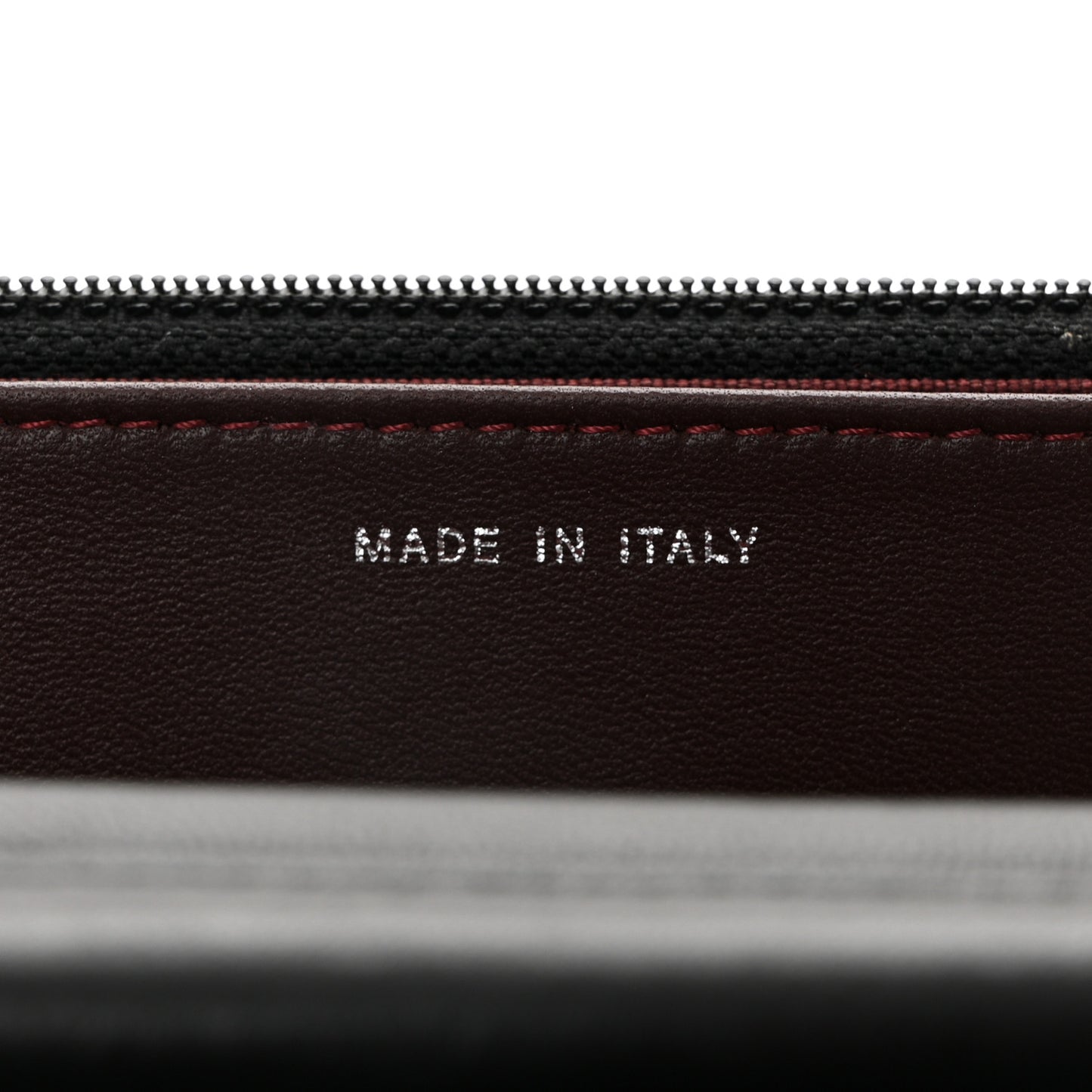 Lambskin Quilted Wallet On Chain WOC Black