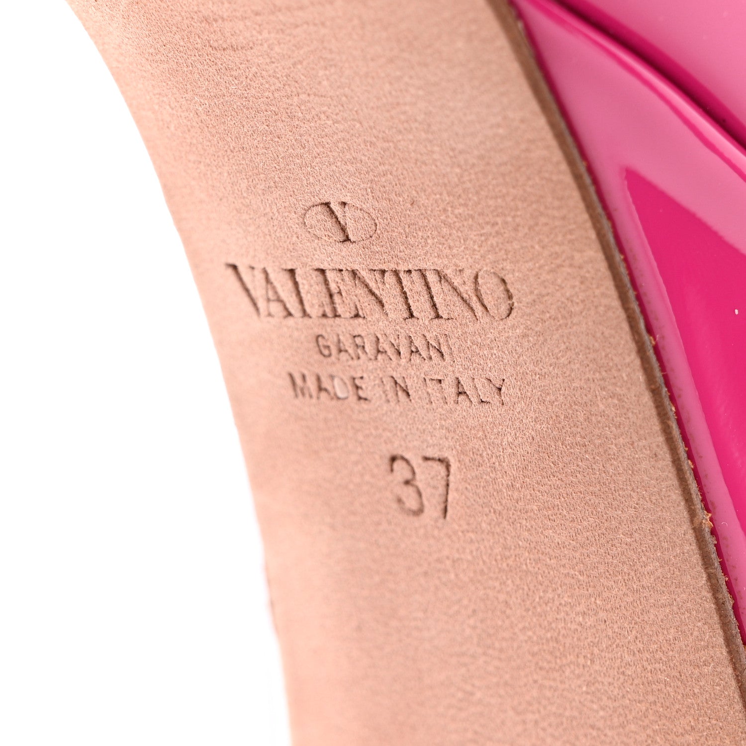 Valentino Garavani Patent Tan-Go 50/120mm Platform Pumps 37 Rose Violet 8 of 12