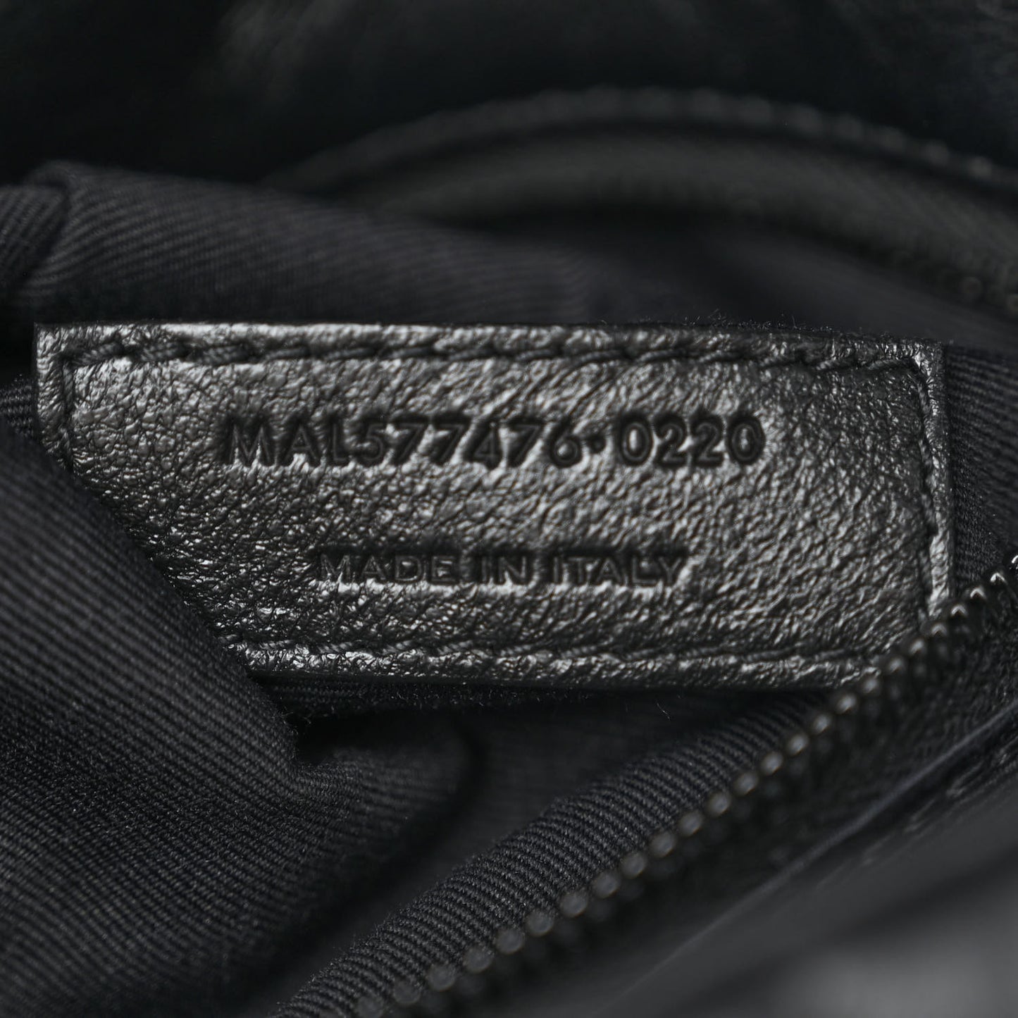 Lambskin Quilted Monogram Monochrome Small Loulou Puffer Chain Satchel Black