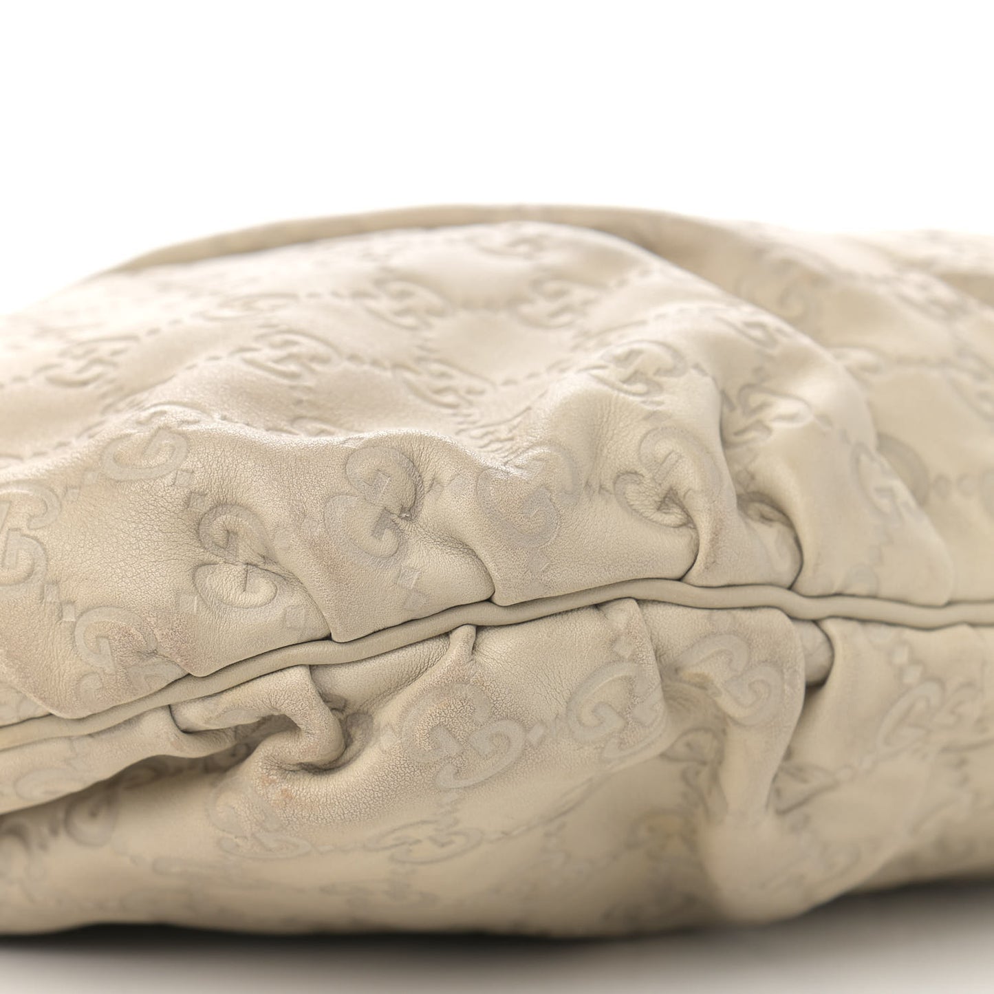 Guccissima Medium Hysteria Top Handle Bag Off White