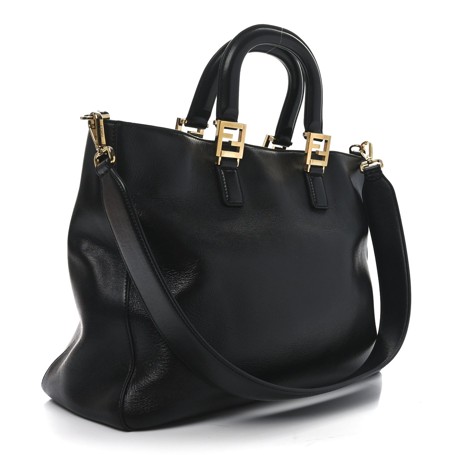 Vitello Glacier Medium FF Tote Black