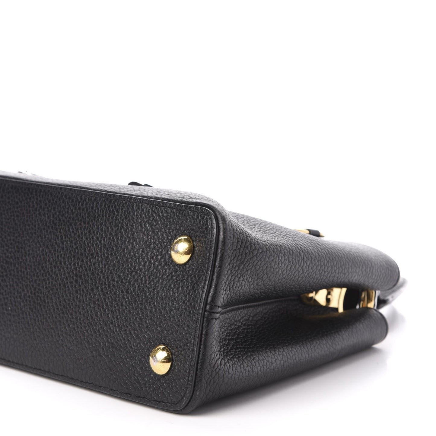 Taurillon Metallic Flowers Capucines PM Black