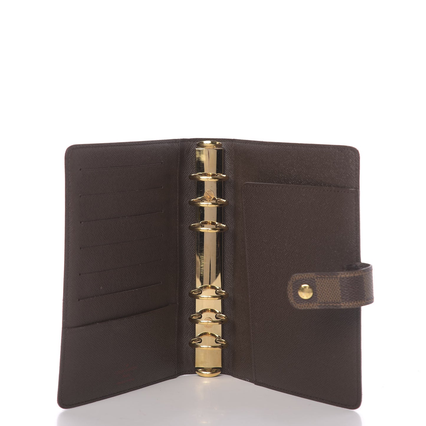 Damier Ebene Medium Ring Agenda Cover