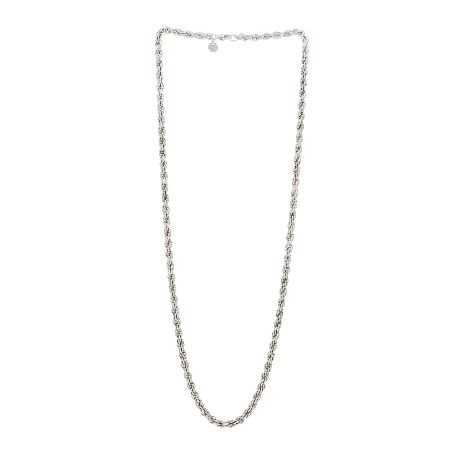Tiffany Sterling Silver Rope Chain Necklace 3 of 5
