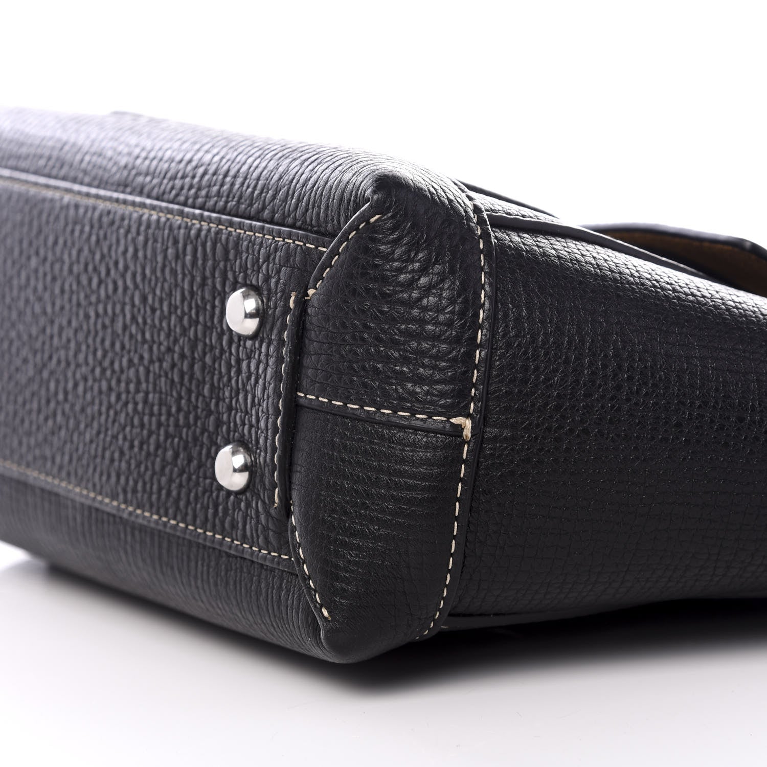 Bottega Veneta Grainy Calfskin Small Arco Black 7 of 9