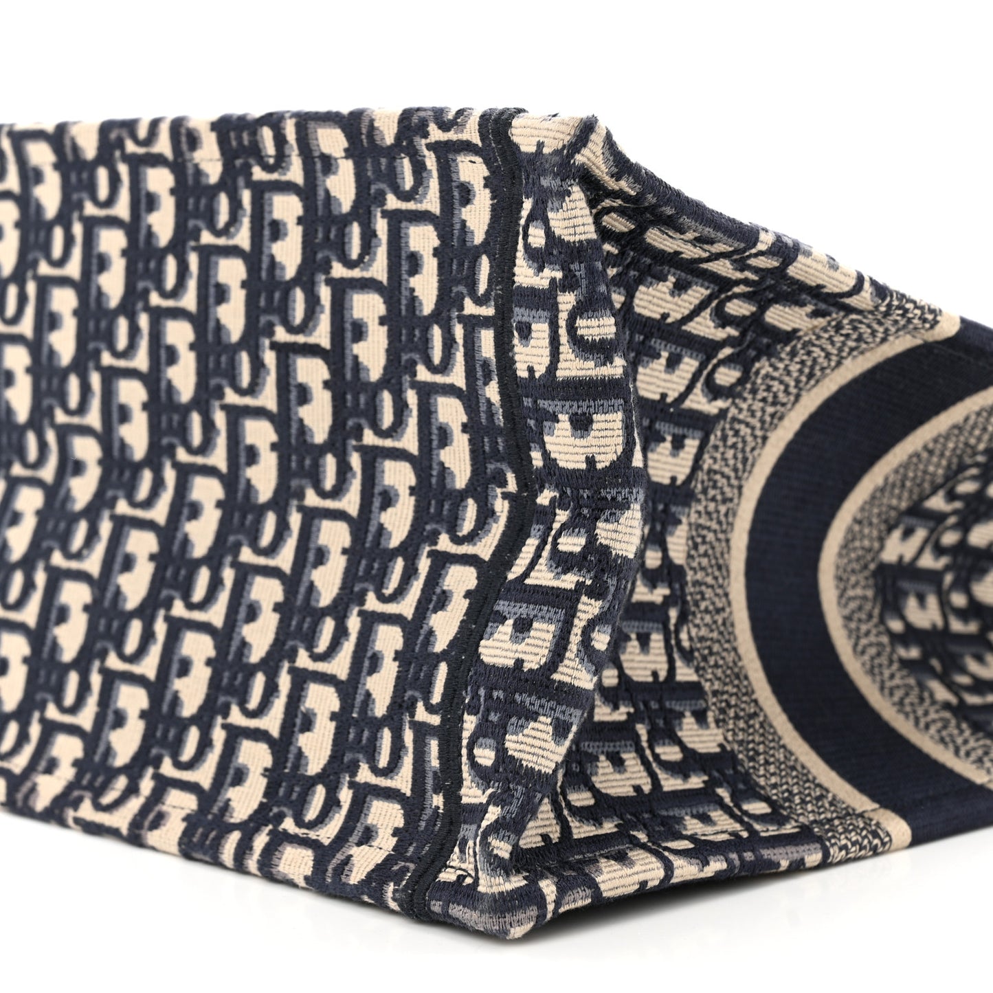 Oblique Medium Book Tote Blue Multicolor