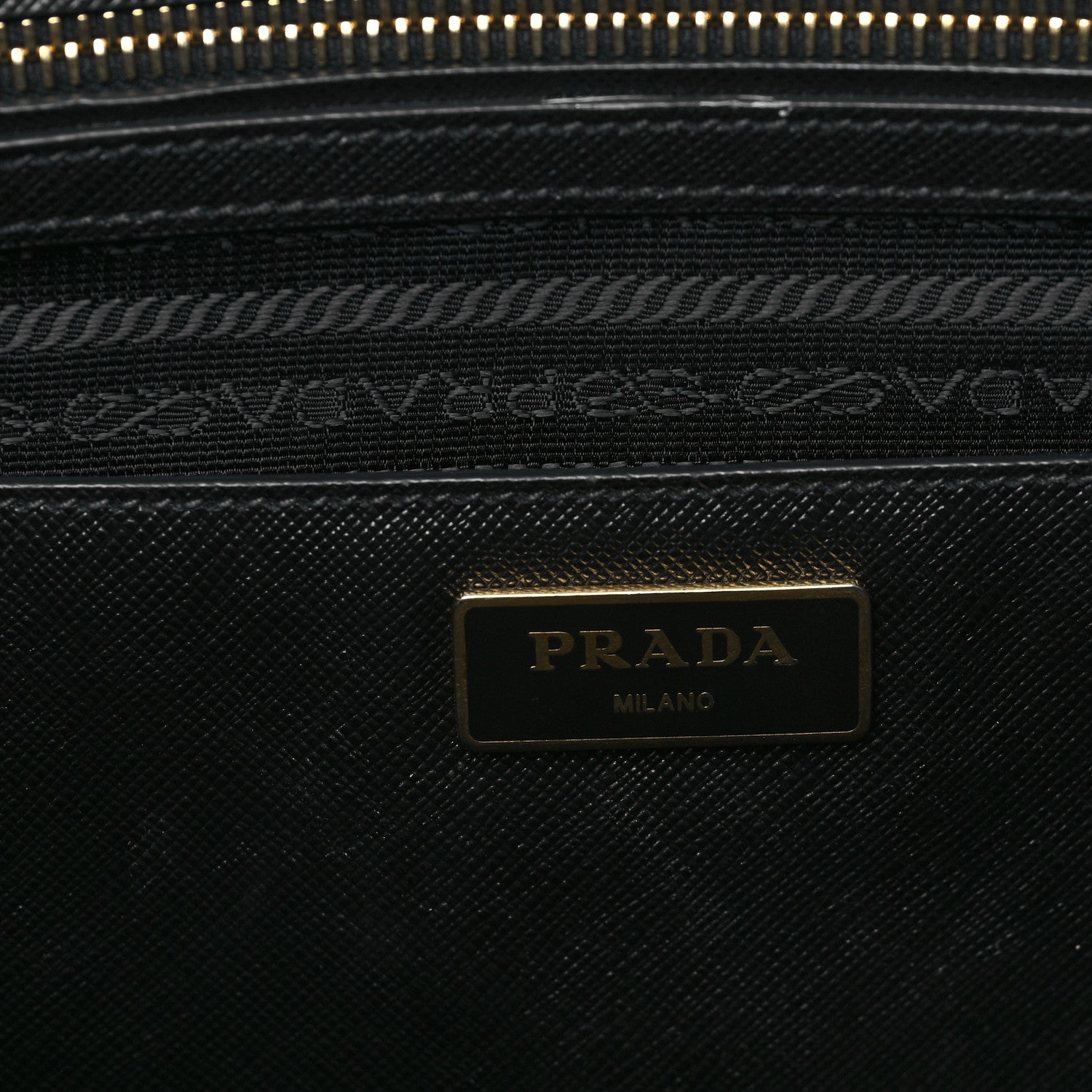 Prada Saffiano Large Galleria Double Zip Tote Black 6 of 10