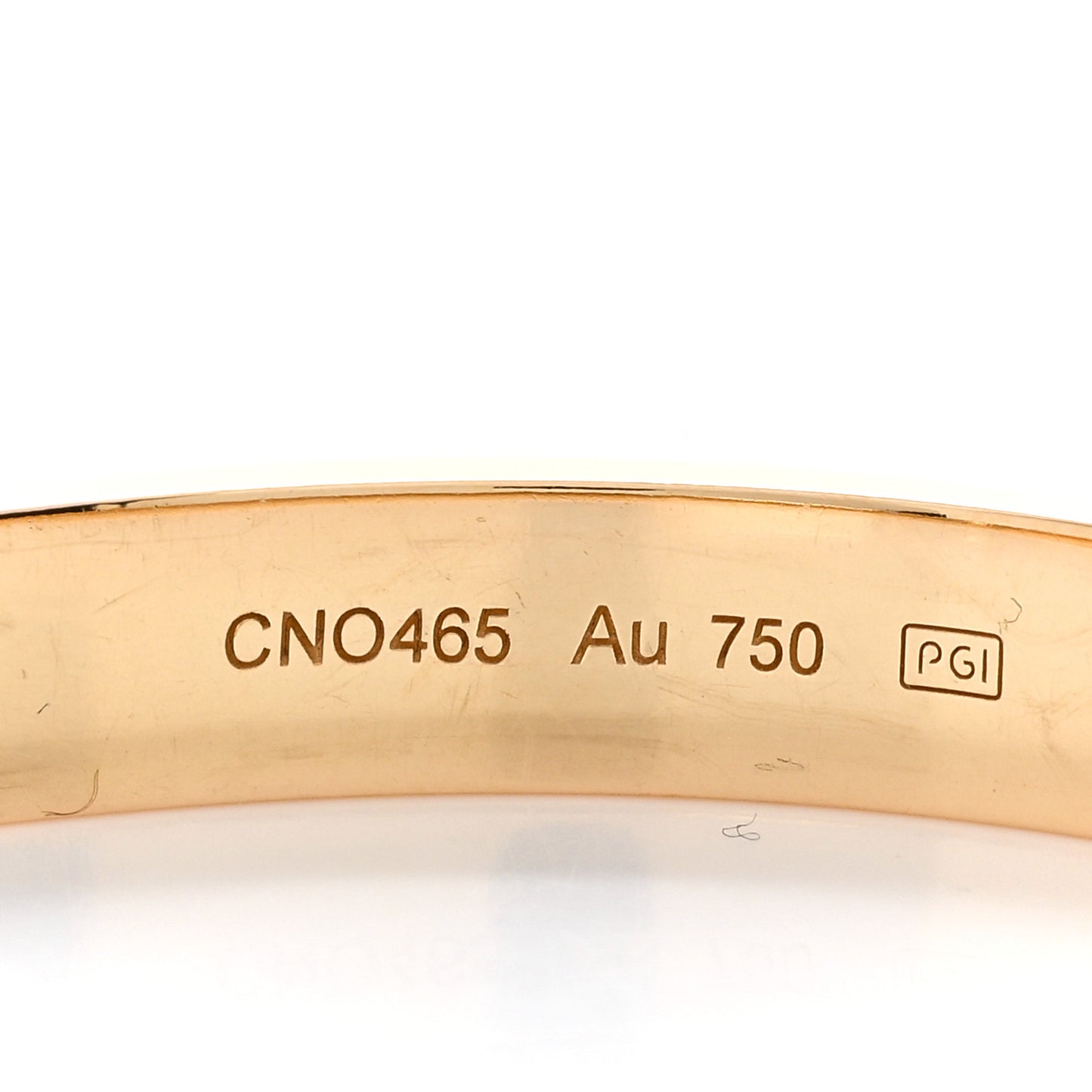 18K Yellow Gold Love Bracelet 16