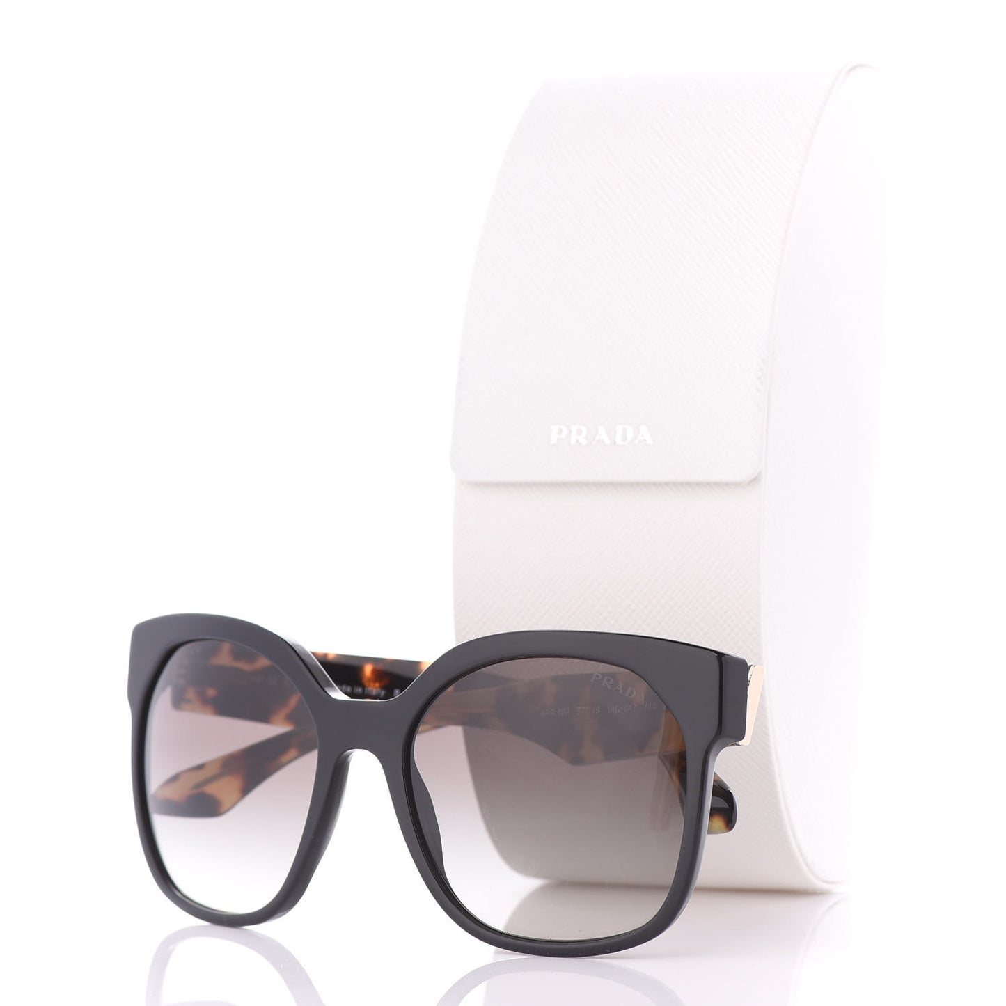 Acetate Sunglasses SPR 10R Black Tortoise