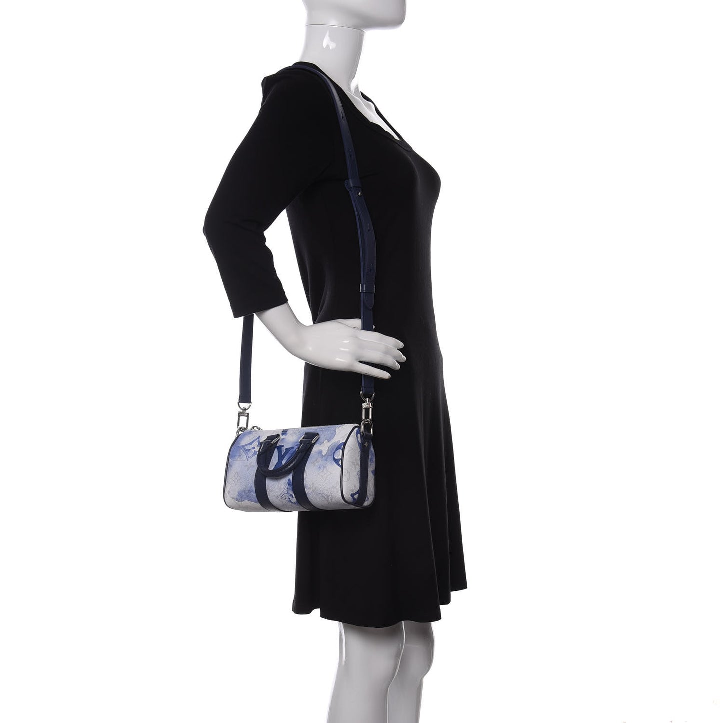 Monogram Watercolor Keepall XS Blue