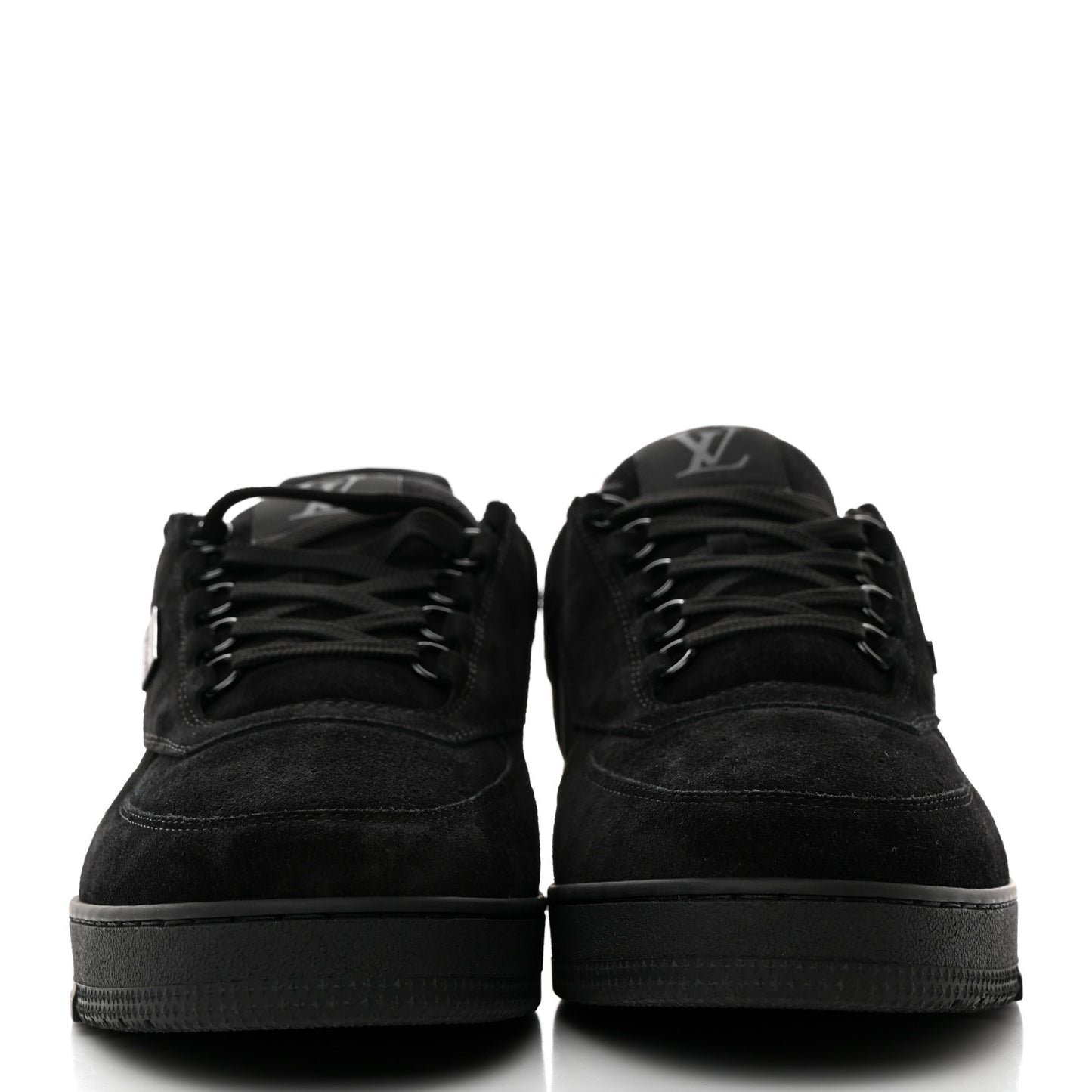 Suede Uniform Sneakers 11.5 Black