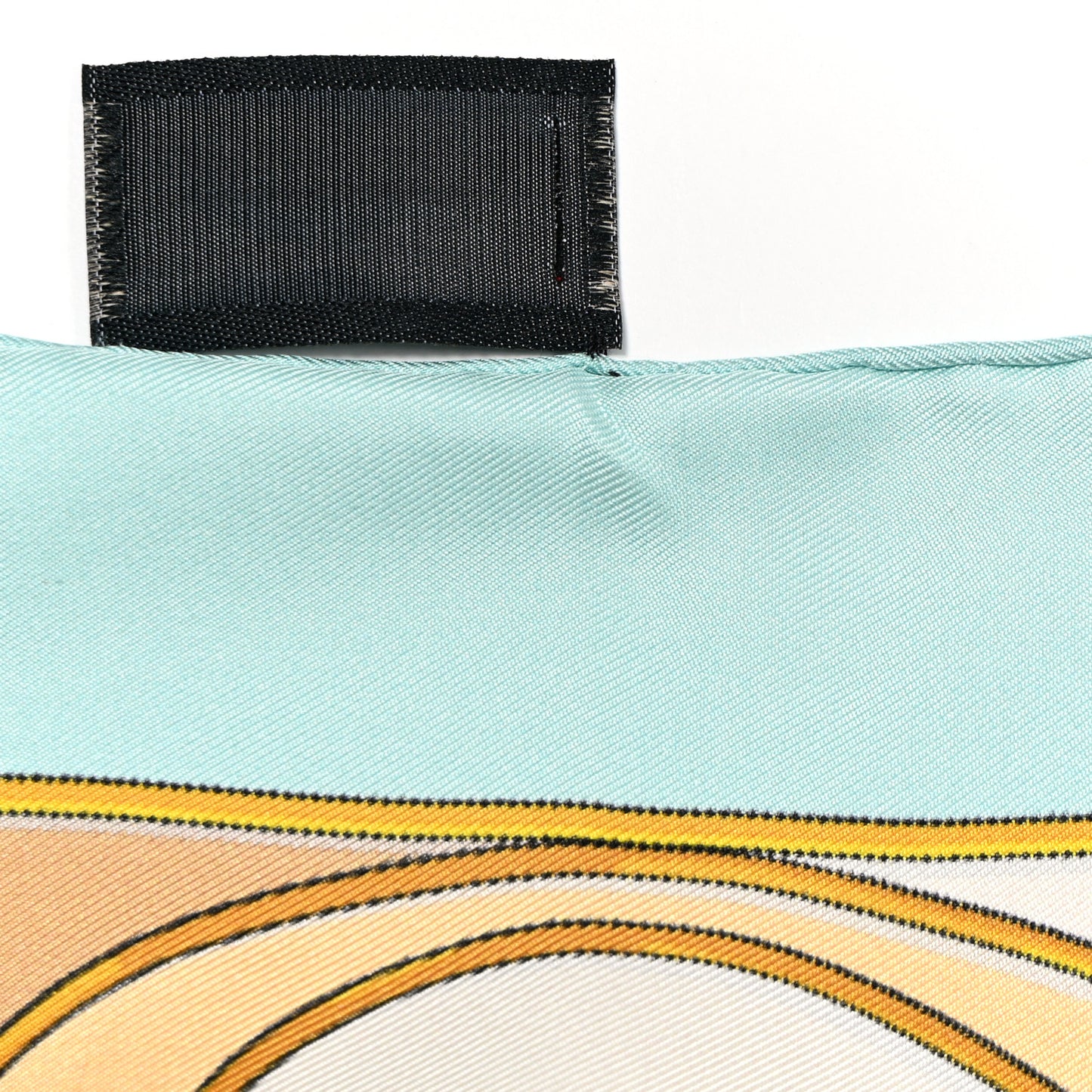 Silk Twill Monogram Fully Square Scarf Bluette