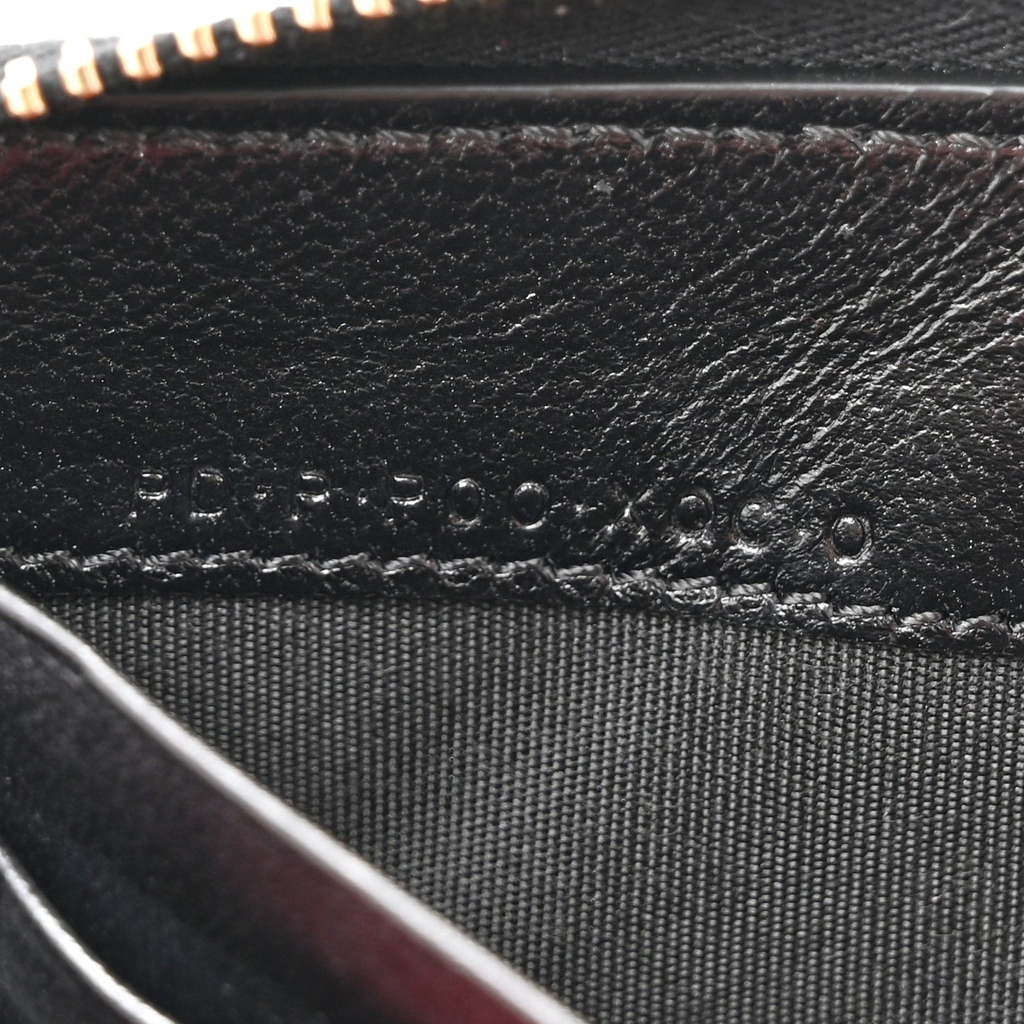 Lambskin Rockstud Spike VLTN Zip Around Wallet Black