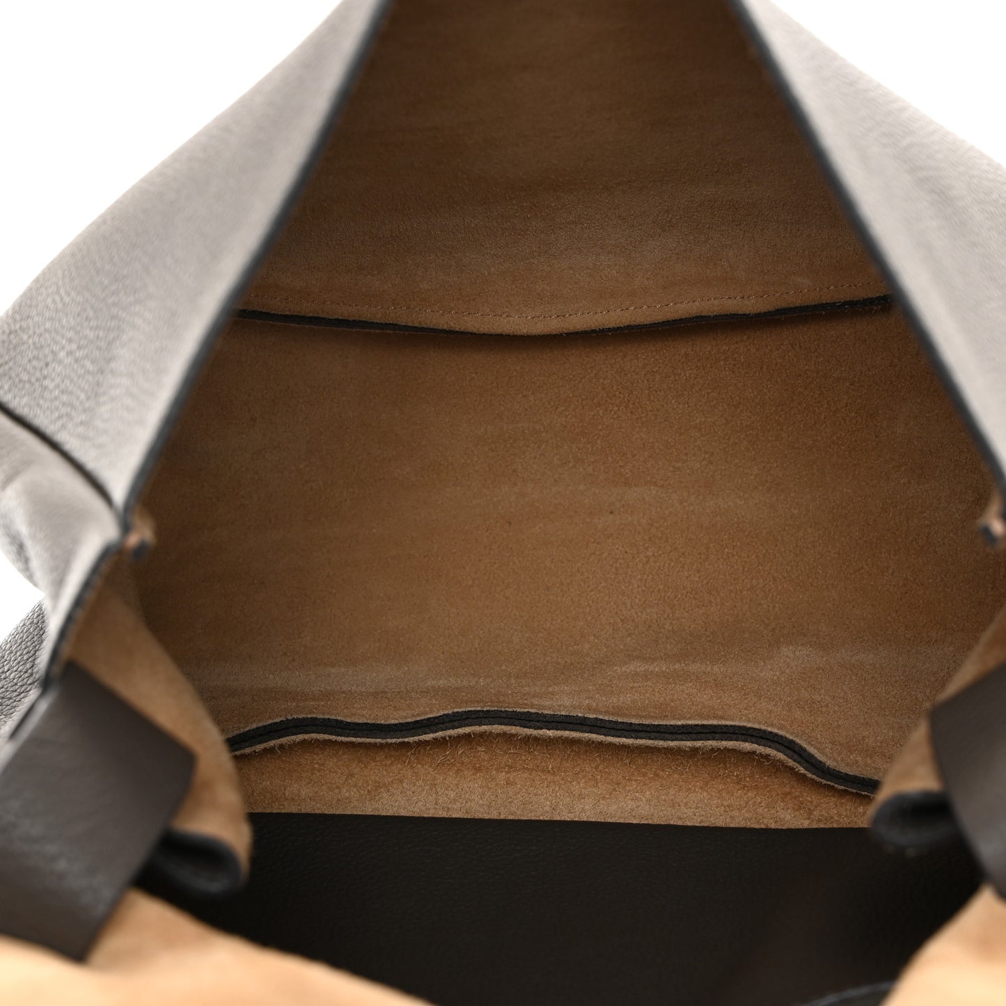 THE ROW Calfskin Small Mail Bag Ash Grey