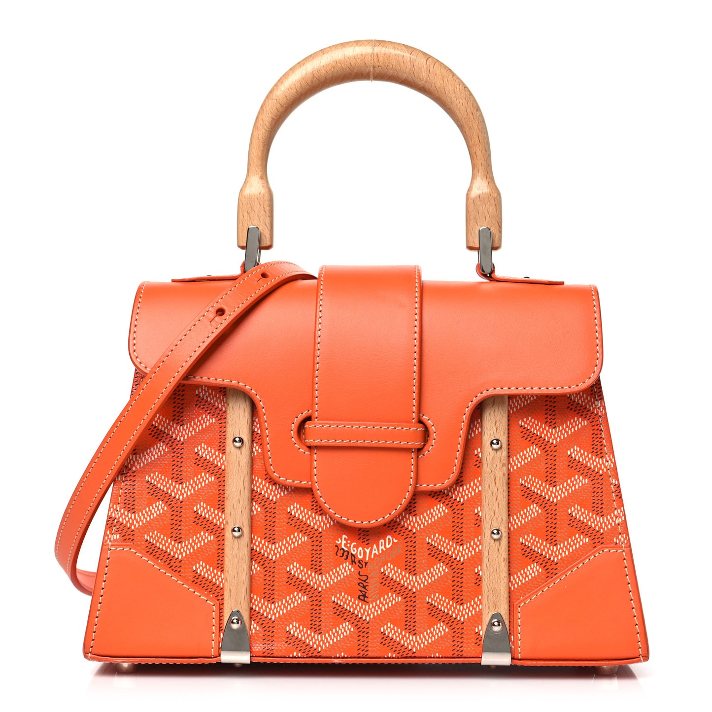 Goyardine Structure Mini Saigon Orange
