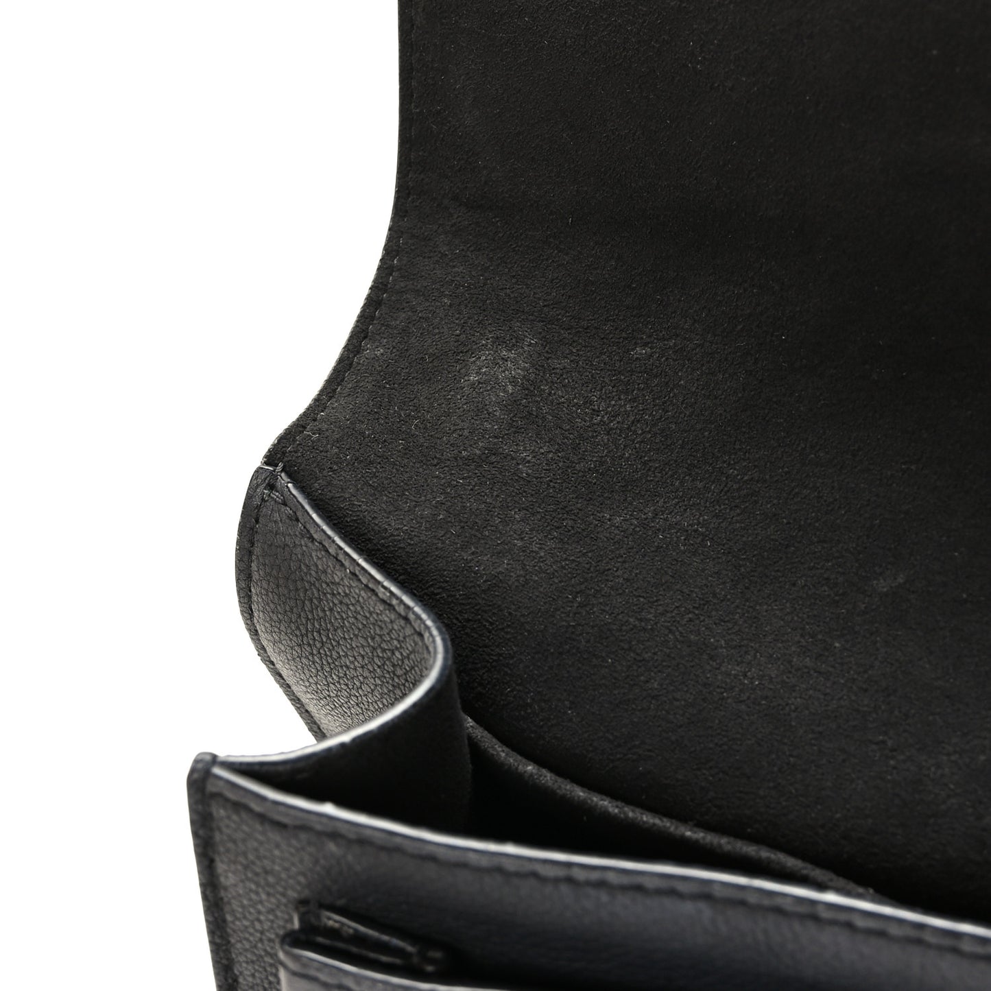 Soft Calfskin My Lockme Chain Bag BB Black