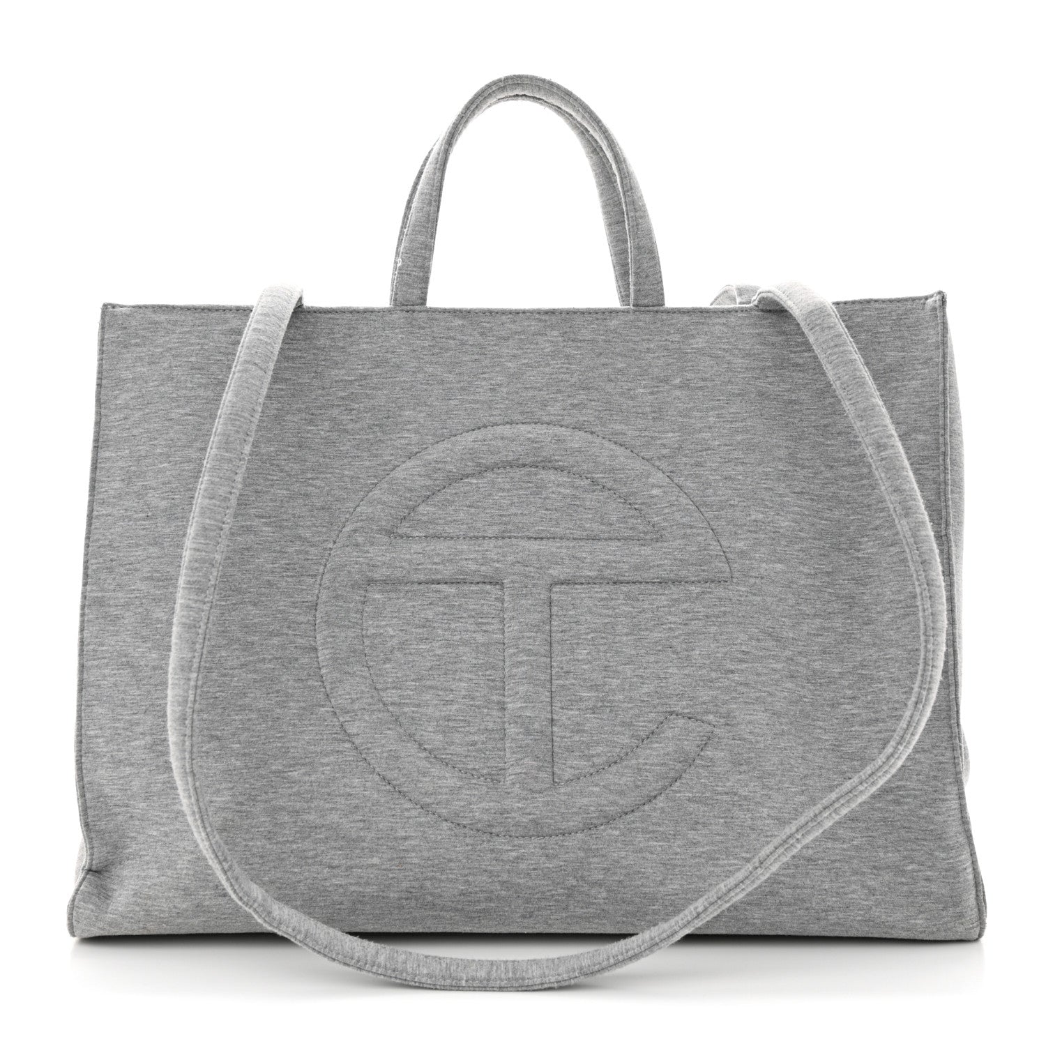 Telfar X UGG Fleece Large Shopping Bag Grey 1 of 17