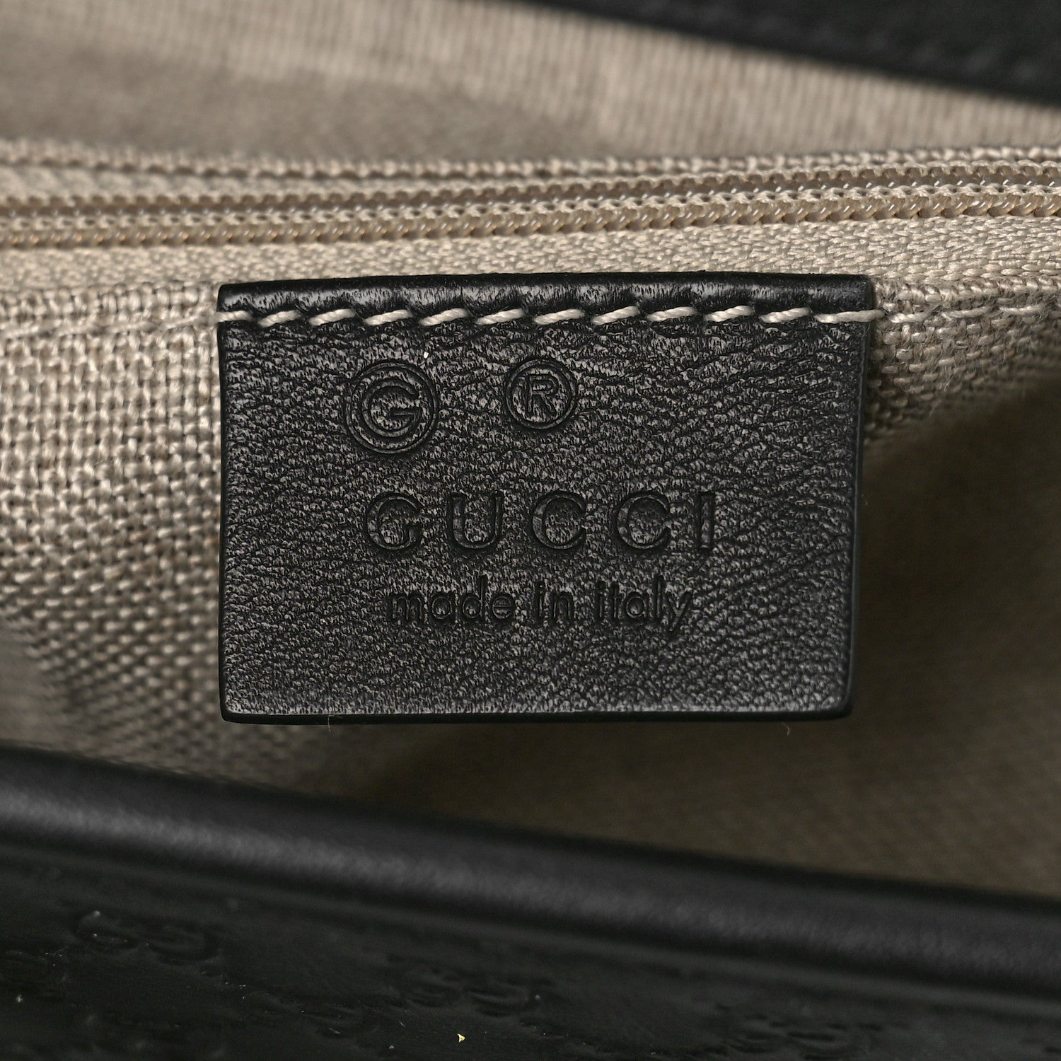 Gucci Microguccissima Drawstring Backpack Black 6 of 9