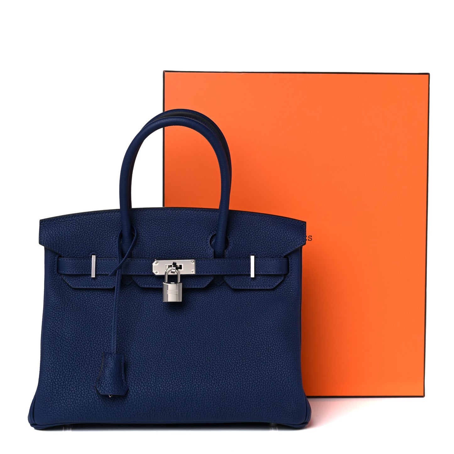 Togo Birkin 30 Bleu Saphir