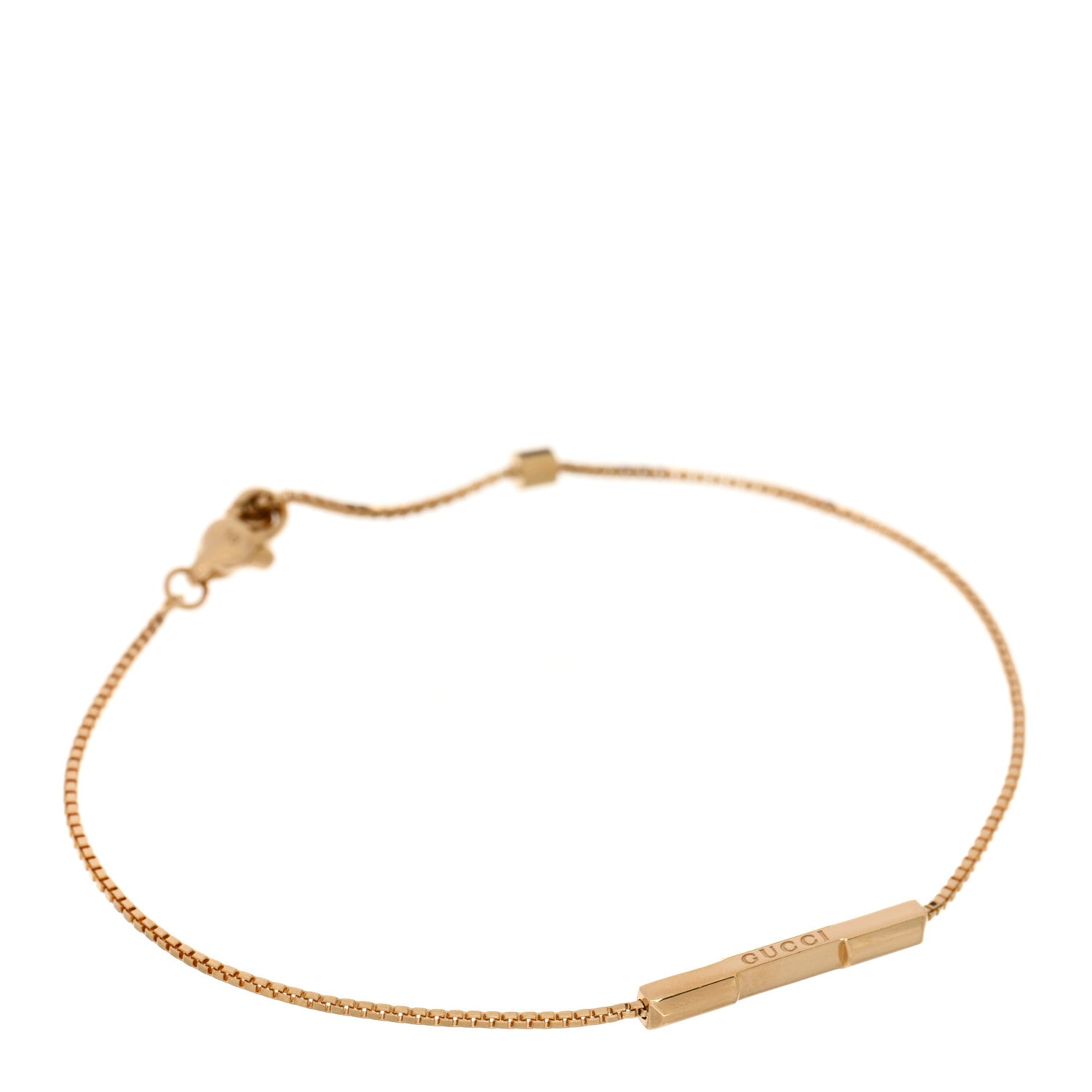 Gucci 18K Yellow Gold Link to Love Bar Bracelet 1 of 4