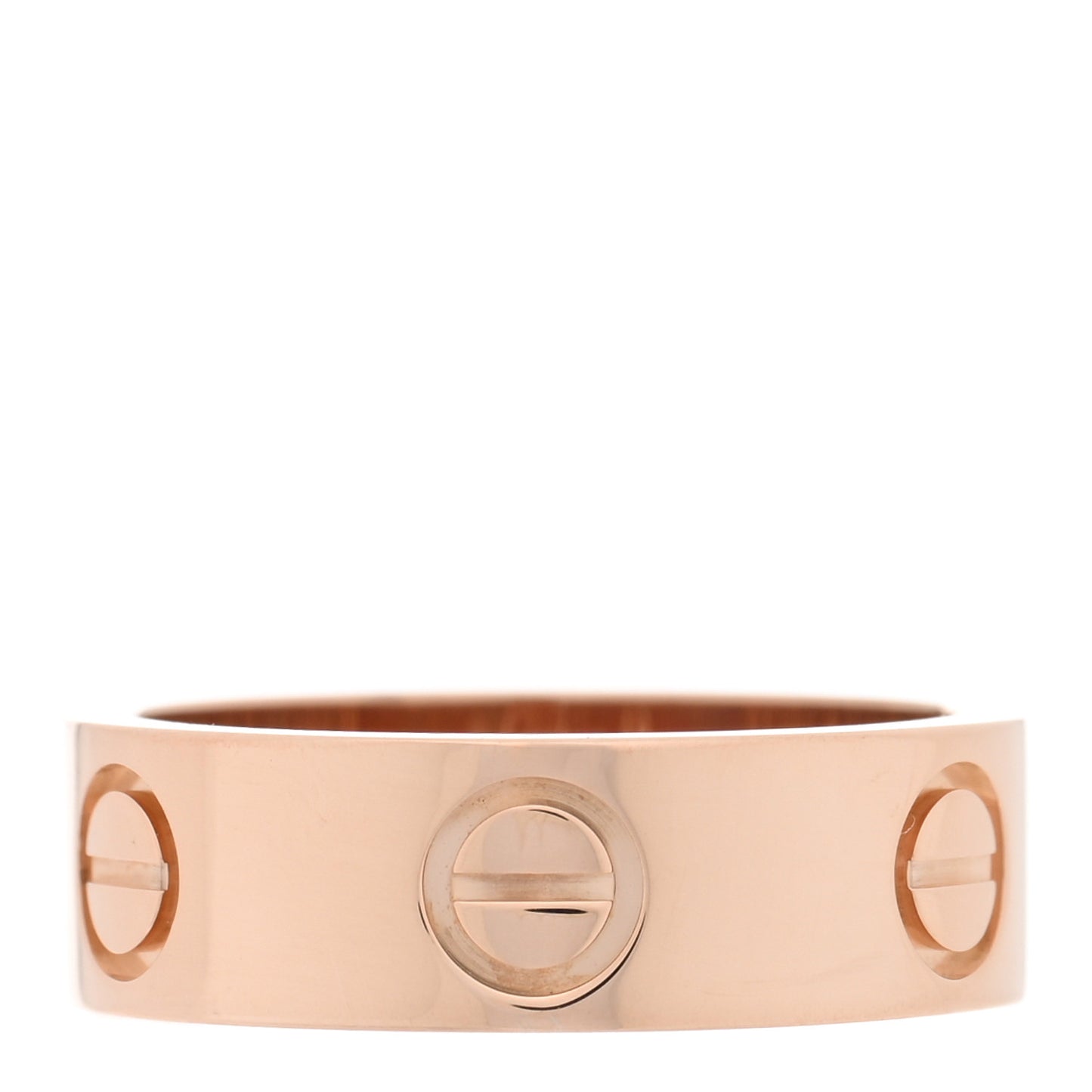 18K Pink Gold 5.5mm LOVE Wedding Band Ring 48 4.5