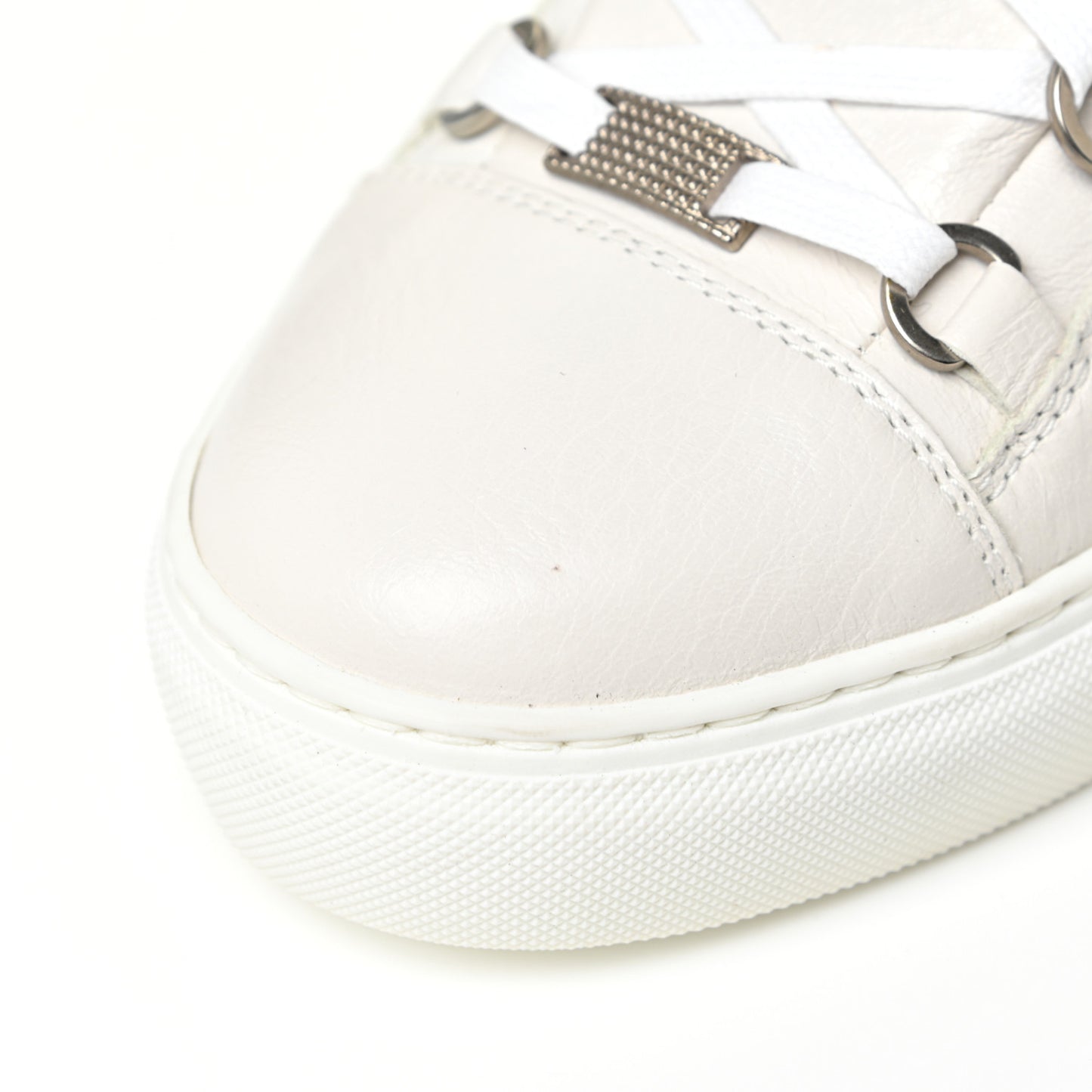 Agneau Arena Opaque Mens High Top Sneakers 43 Extra White
