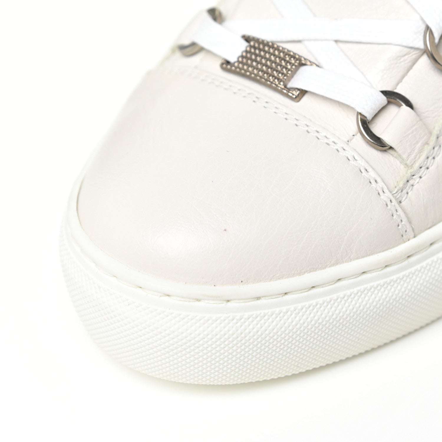 Balenciaga Agneau Arena Opaque Mens High Top Sneakers 43 Extra White 12 of 13