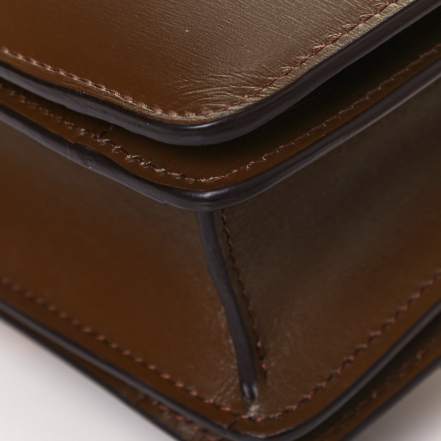 Smooth Calfskin Small Classic Box Flap Bag Camel