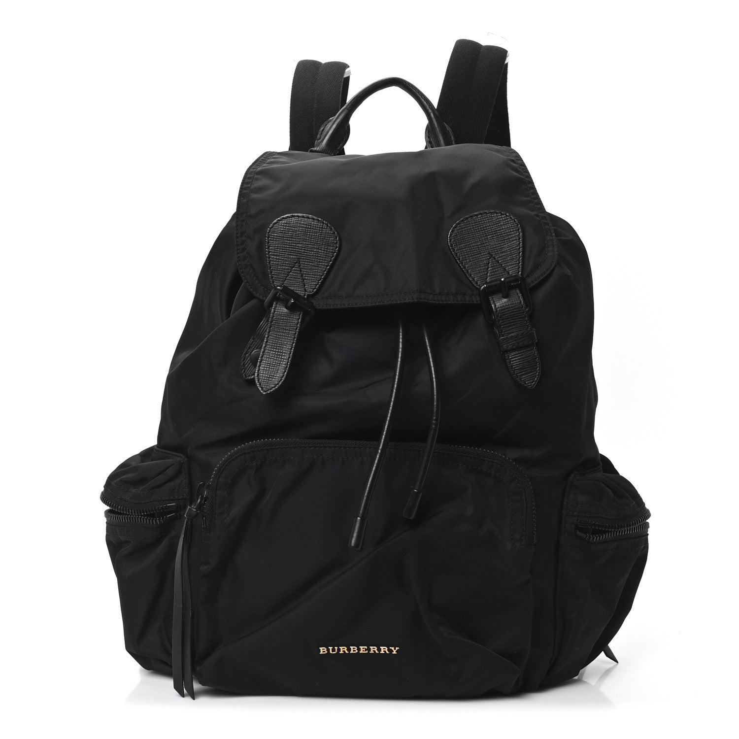Burberry Nylon Medium Rucksack Backpack Black 1764739 – FASHIONPHILE