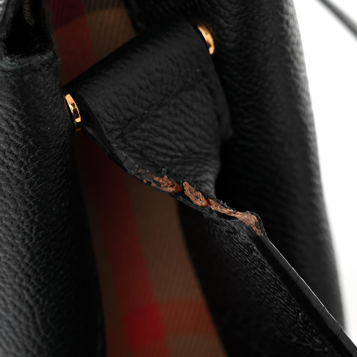 Burberry Soft Grain Calfskin House Check Small Helmsley Crossbody Black 13 of 13