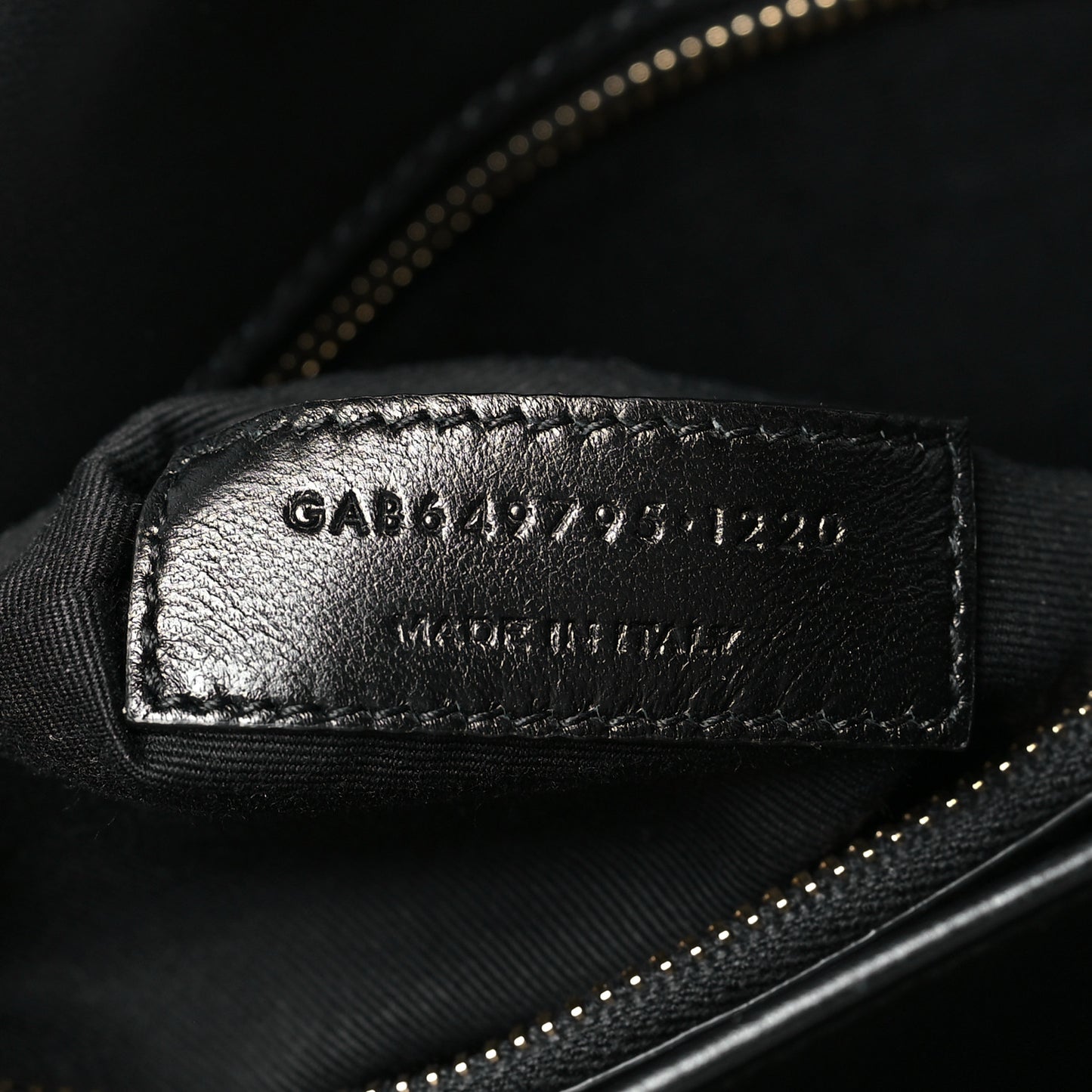 Smooth Calfskin Le Maillon Satchel Black
